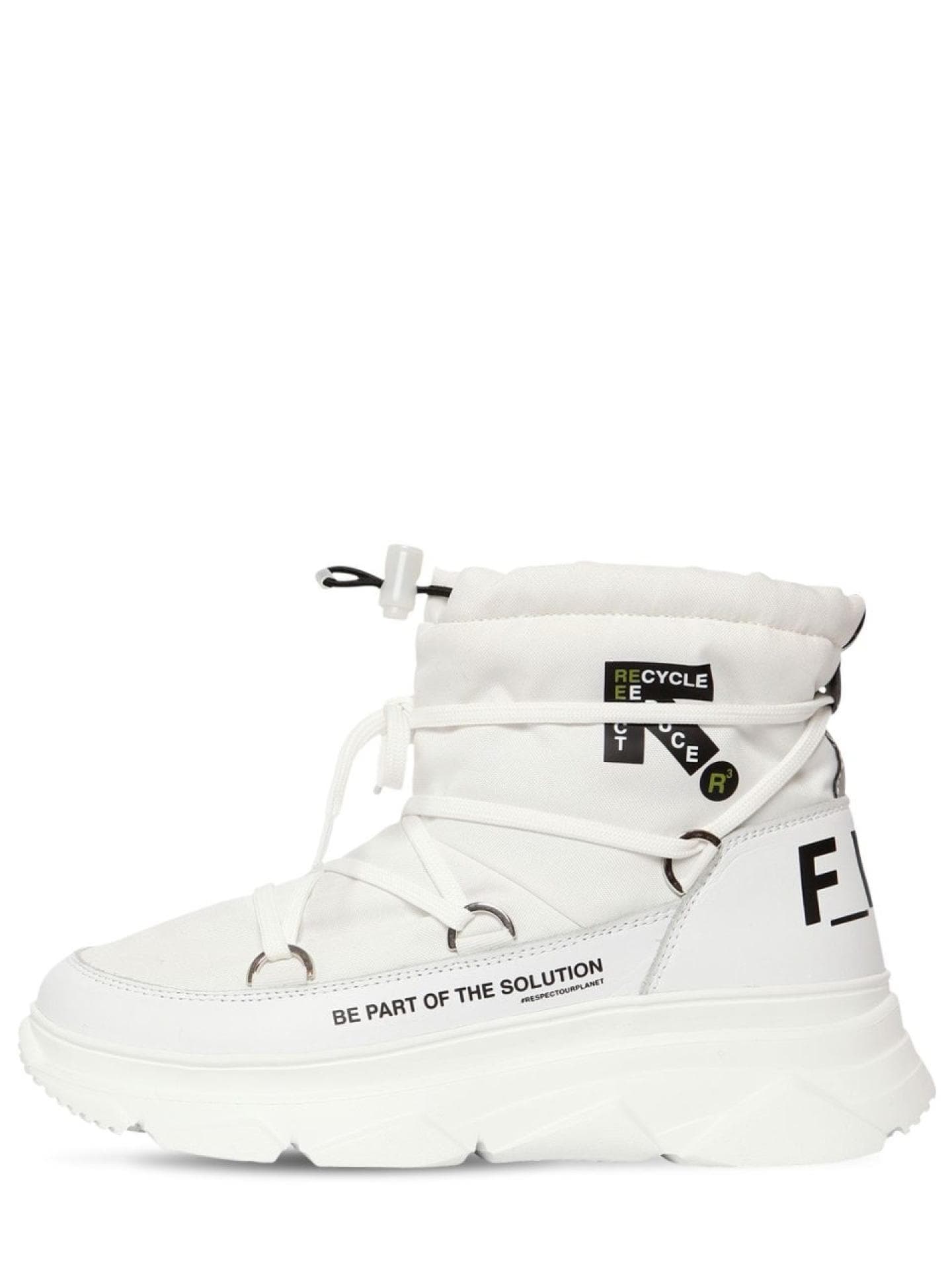F_WD 50mm Hohe Knöchelstiefel Aus Nylon