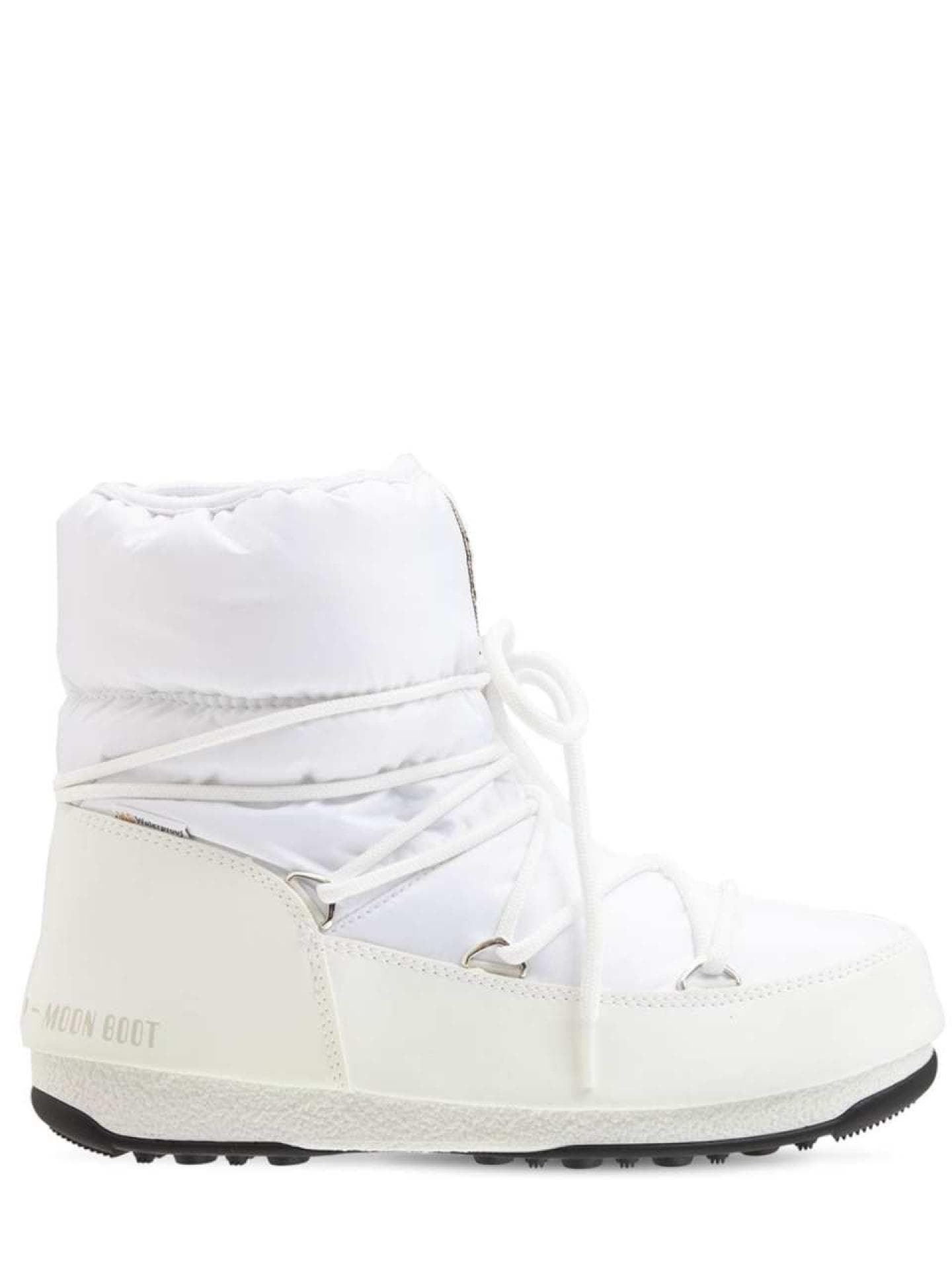 Moon Boots Aus Nylon weiß