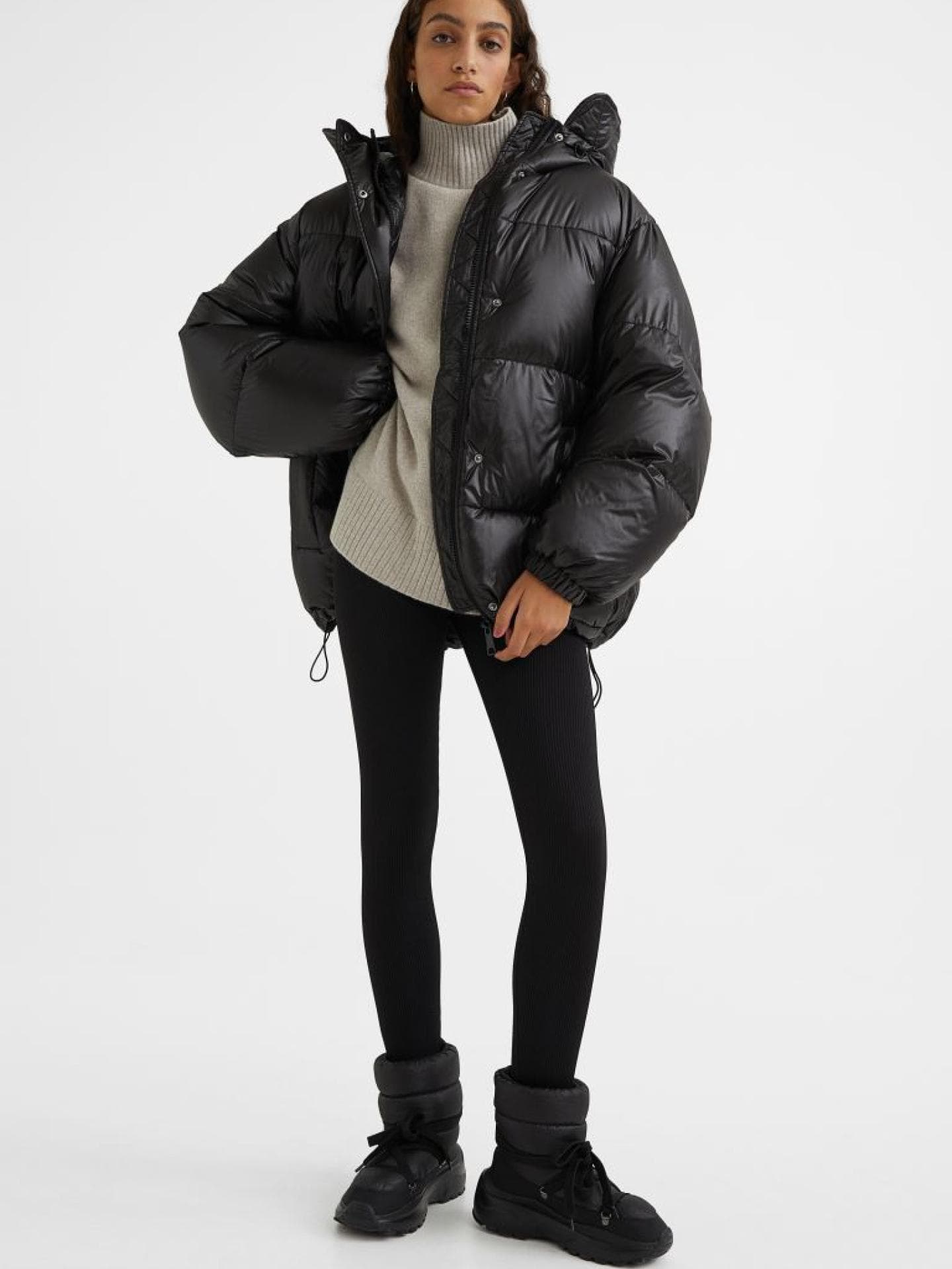 Warm gefütterte Boots H&M schwarz