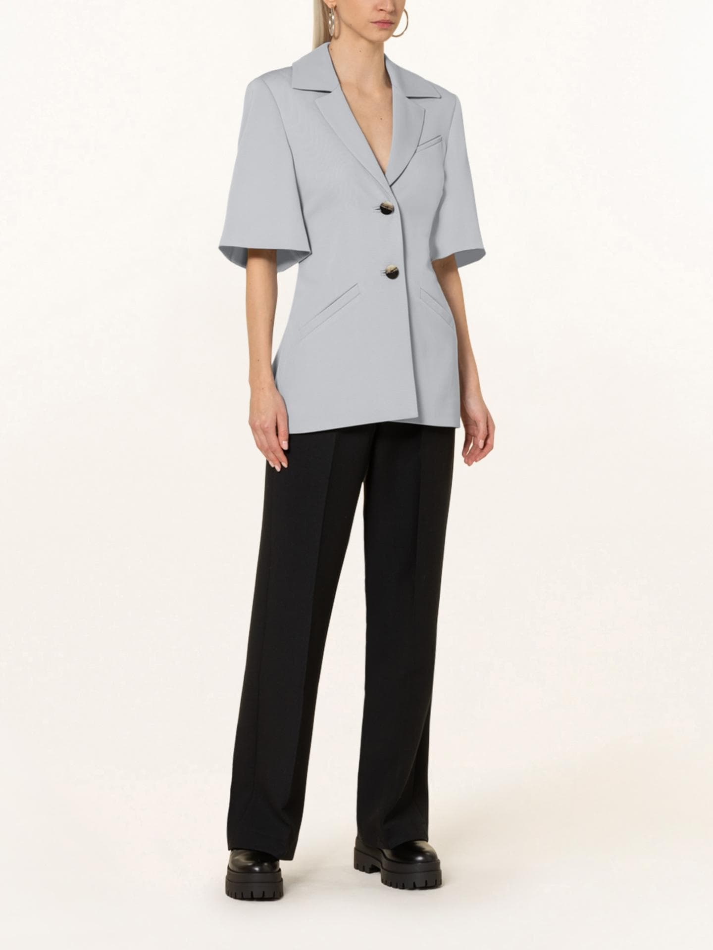 GANNI Blazer grau