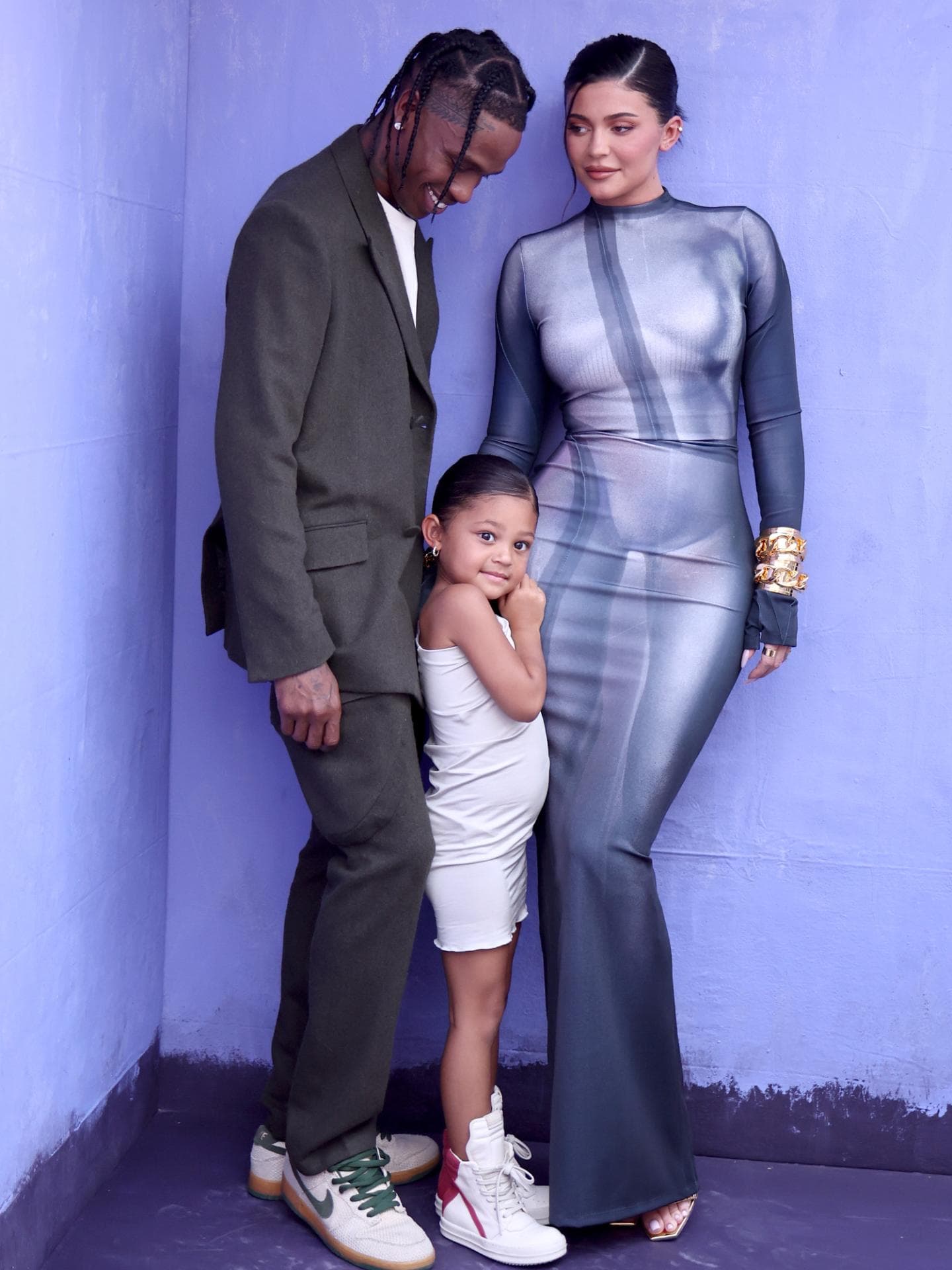 Kylie Jenner Travis Scott und Stormi Webster bei Billboard Music Awards 2022