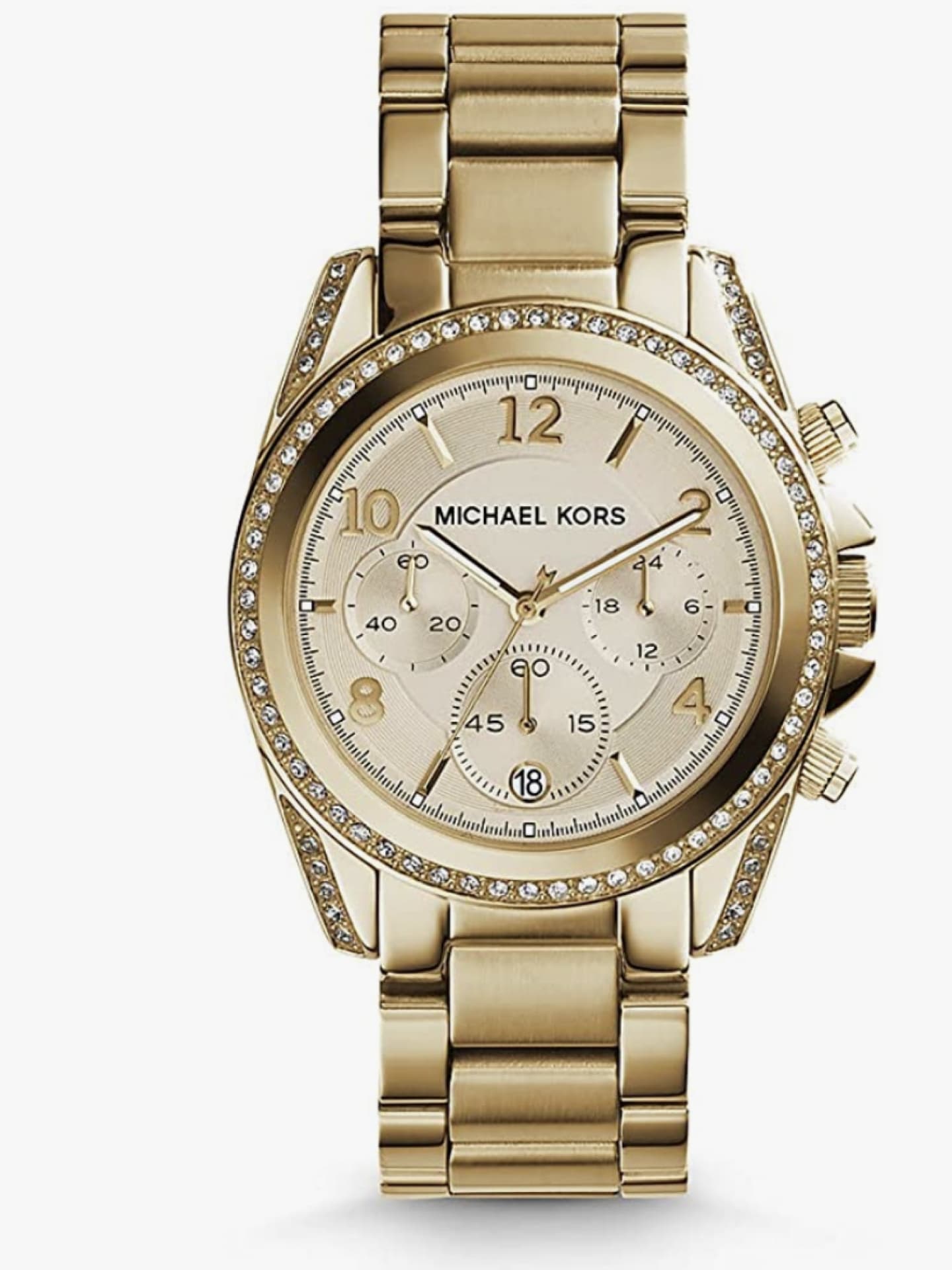 Michael Kors Damenuhr Blair, 39 mm Gehäusegröße gold