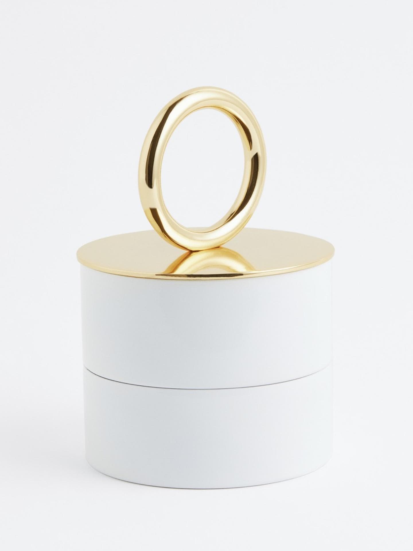 Schmuckkästchen weiß silber mit Ringen uncommon matters x H&M Home