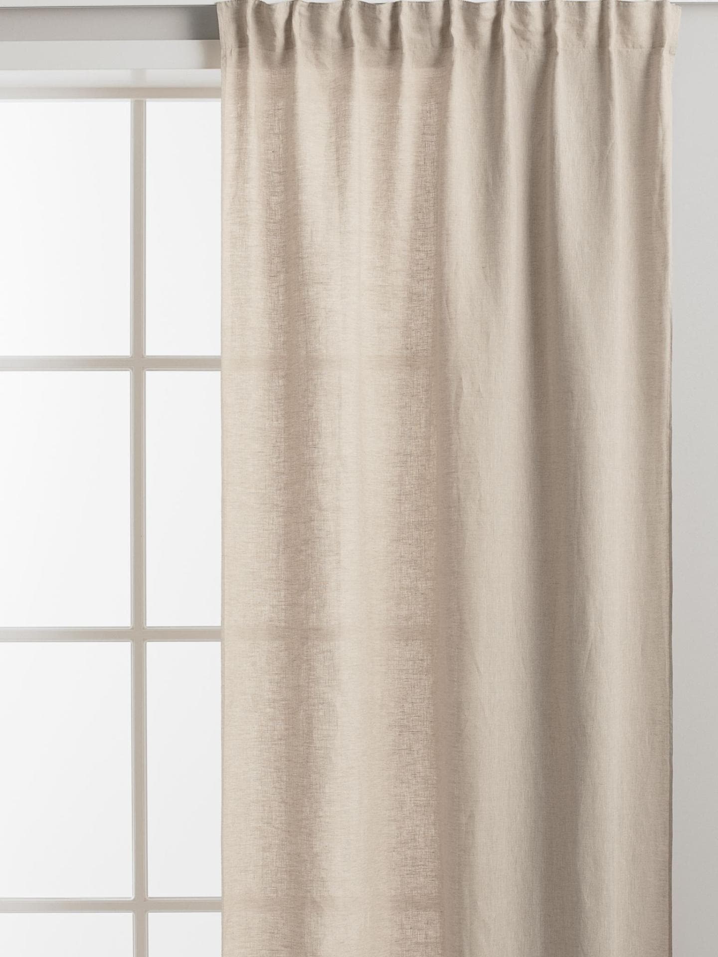 2-Pack Multiband-Vorhänge in Hellbeige von H&M