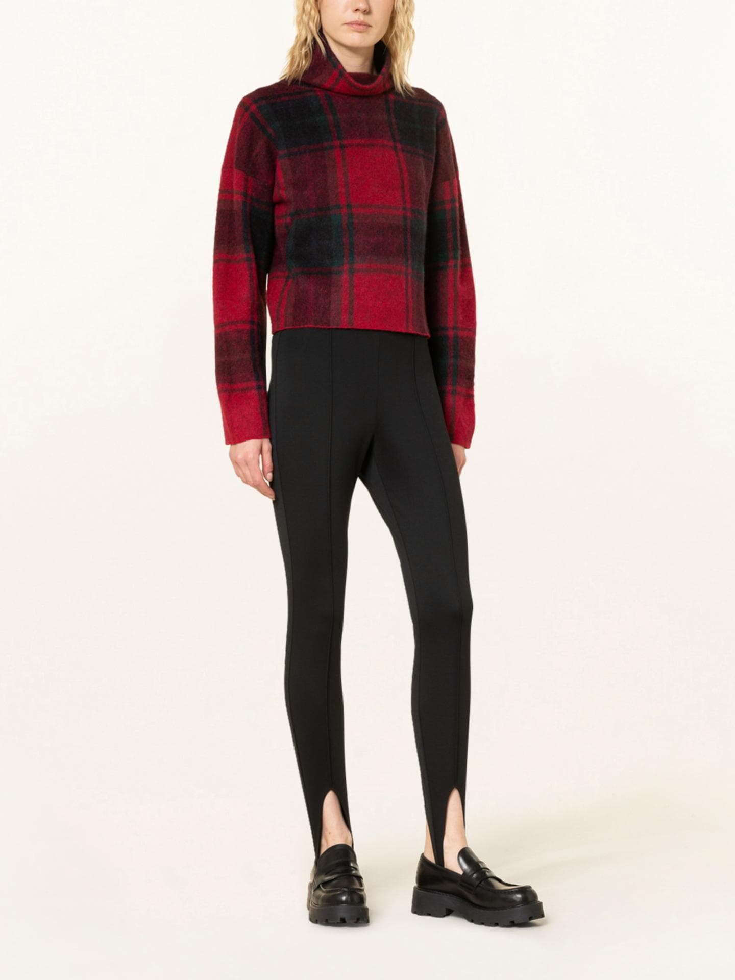 POLO RALPH LAUREN schwarze Leggings mit Steg