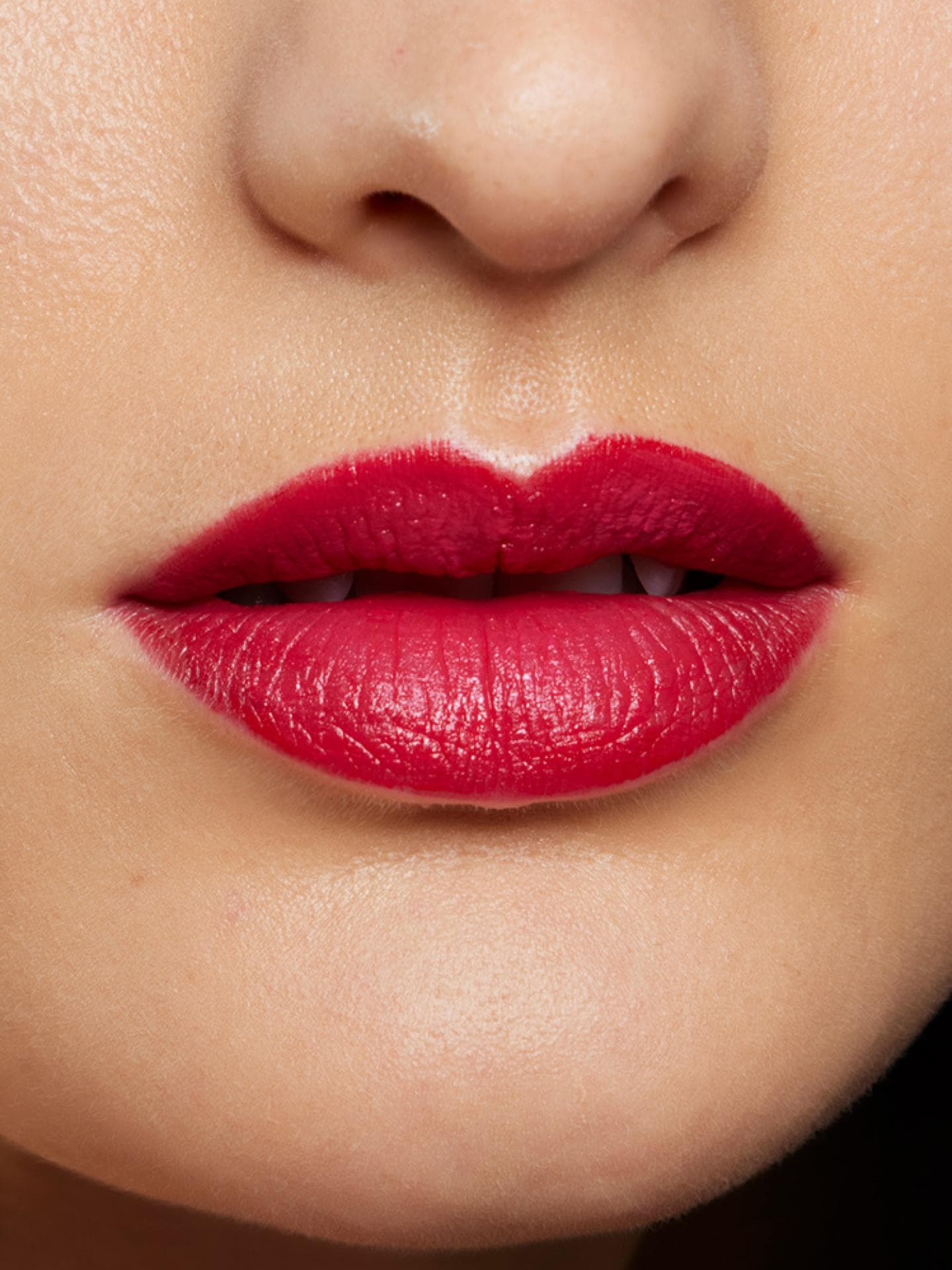 Silvester-Make-up Rote Lippen