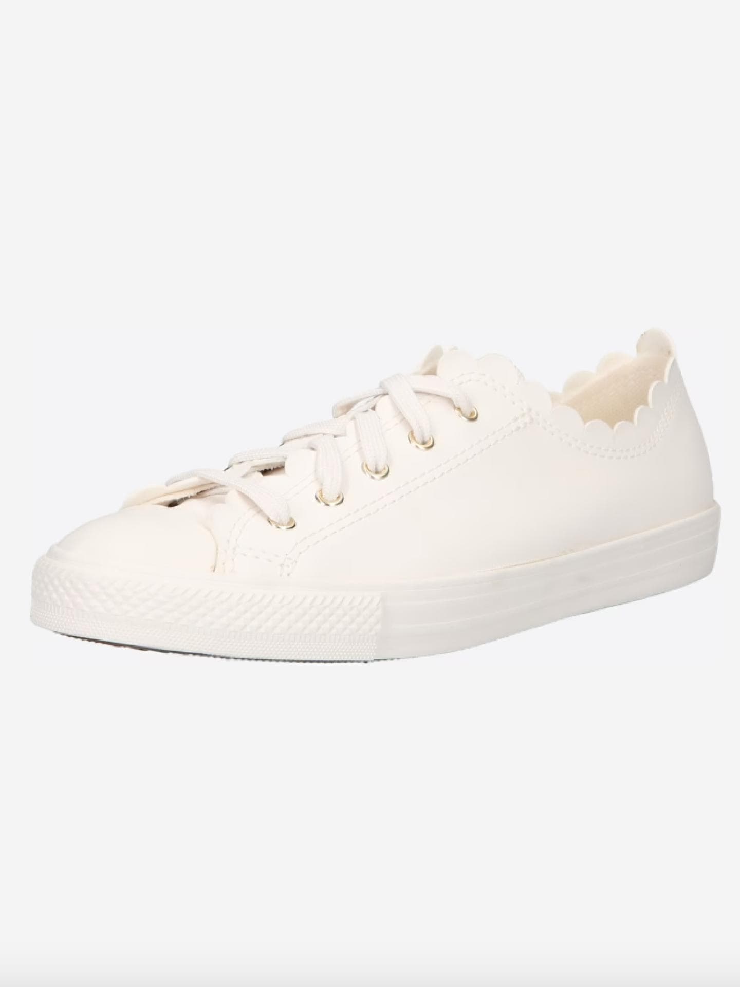 Cremeweißer Sneaker von Converse