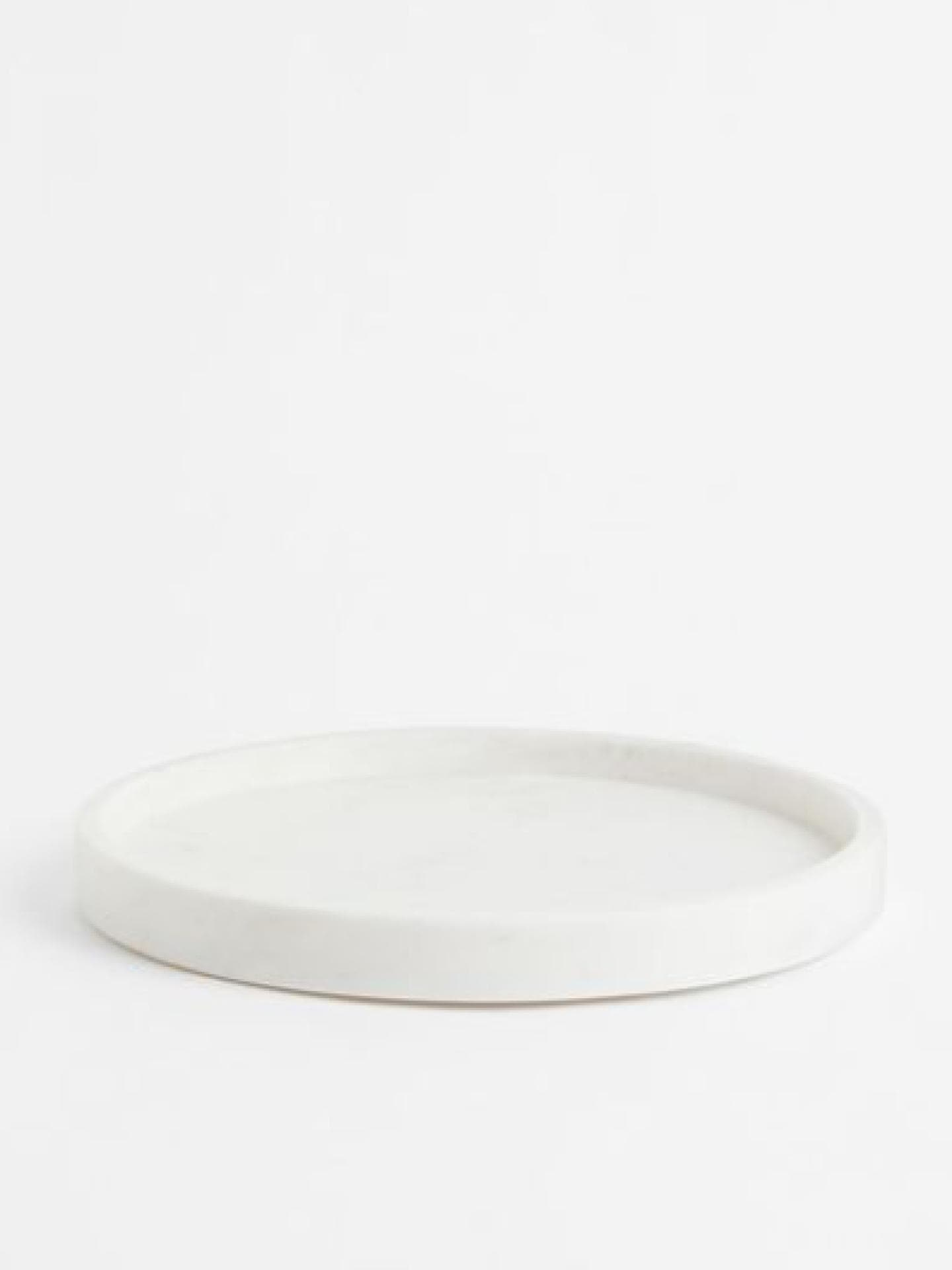 Rundes Marmortablett