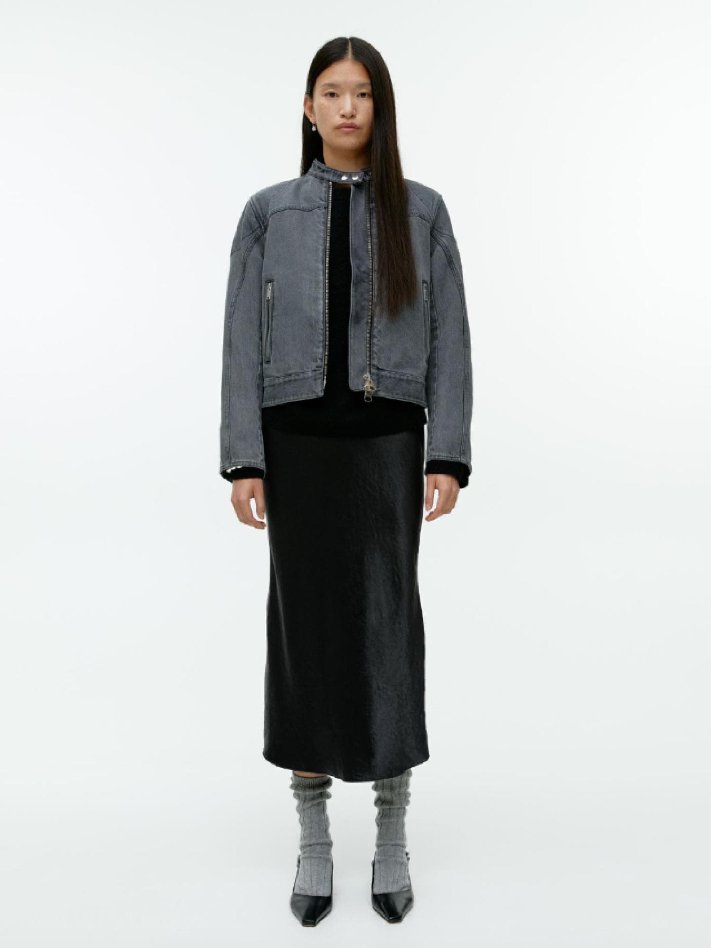 Satin-Rock von H&M