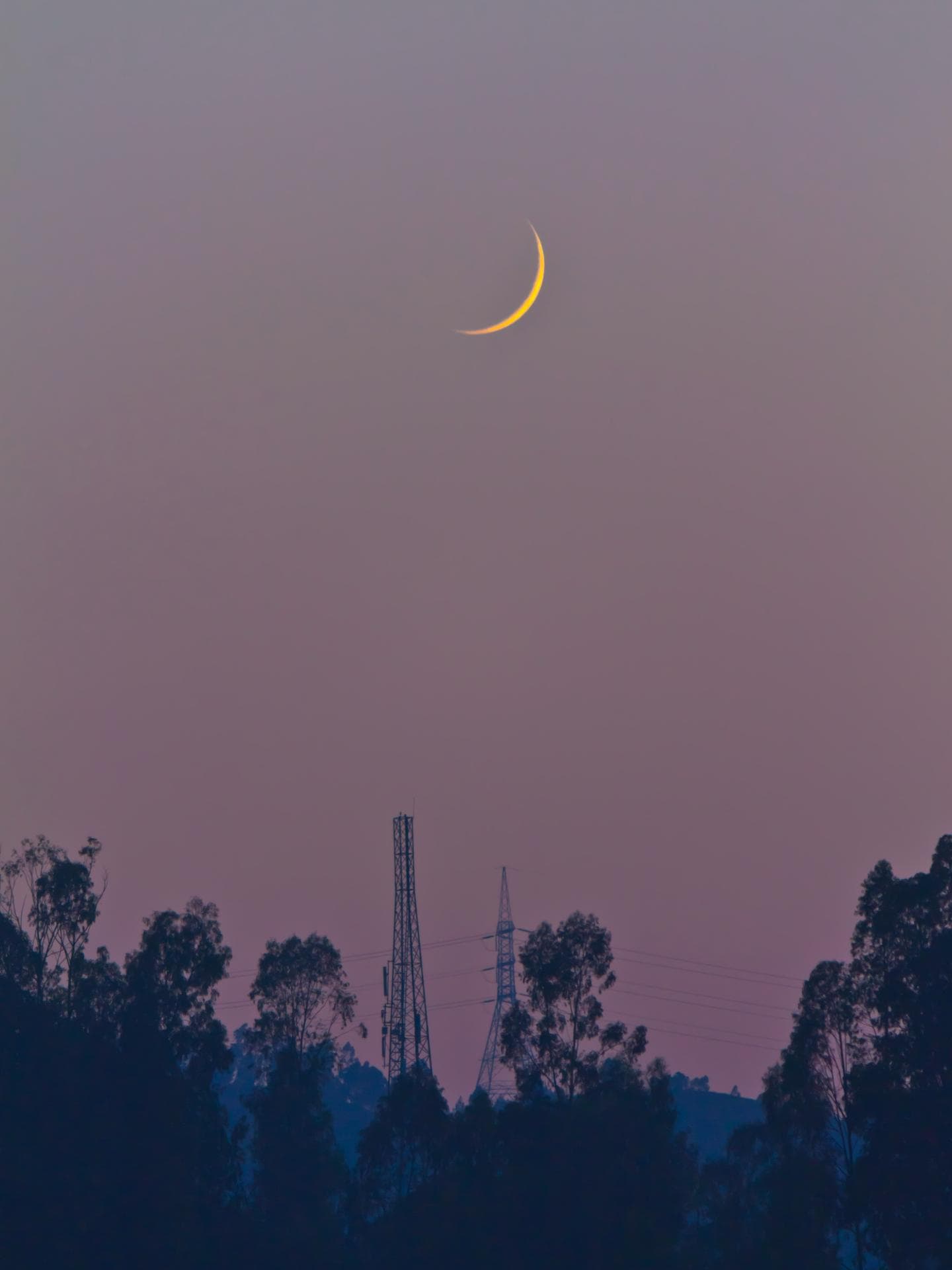 Mond am Himmel