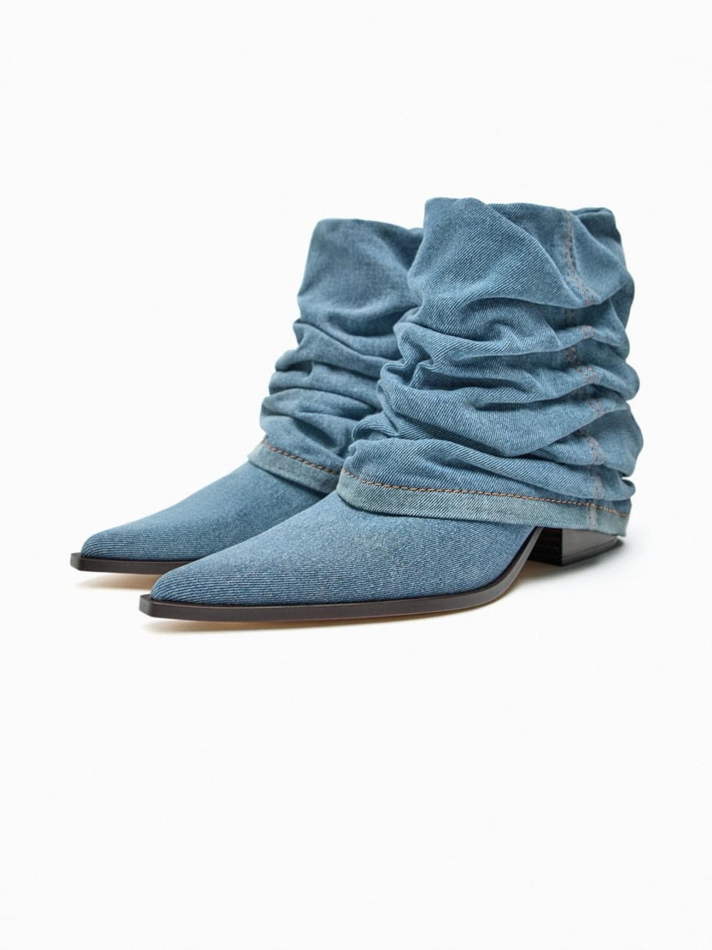 Zara Boots aus Denim