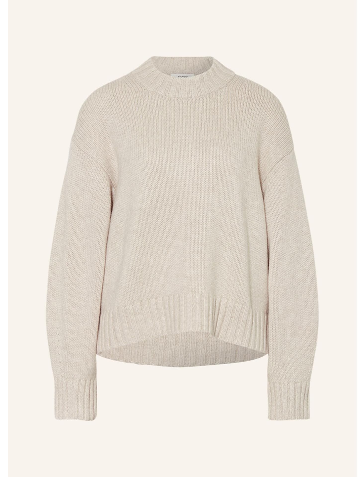 Cremefarbener Kaschmirpullover von COS