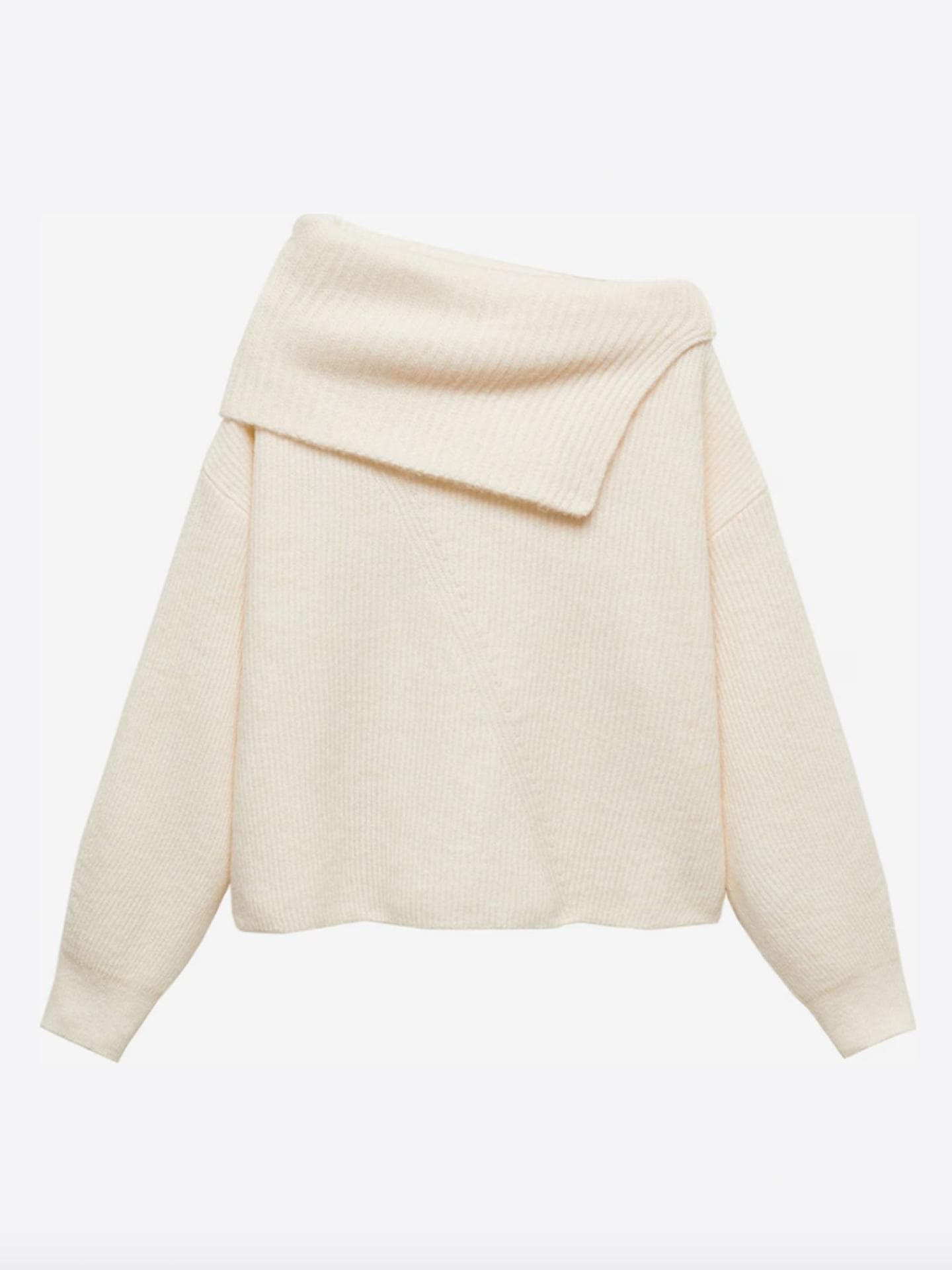 Cremefarbener Pullover von Mango