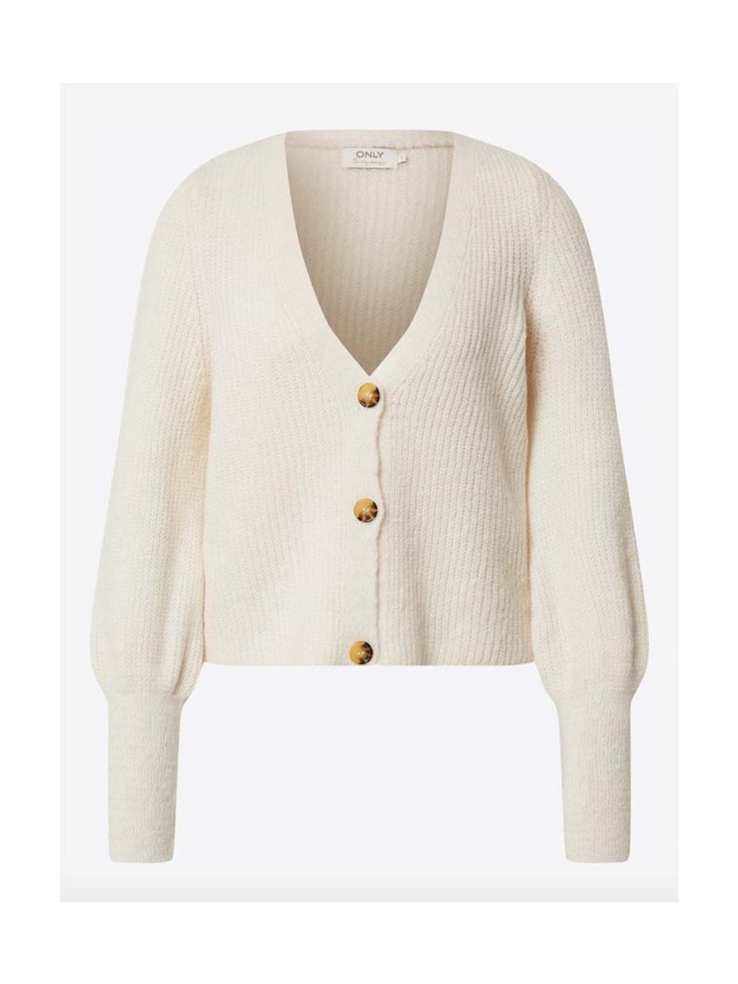 Cremefarbener Cardigan von Only