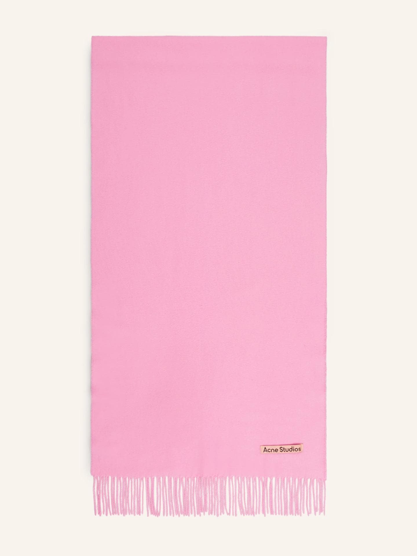Pinkfarbener Schal von Acne Studios