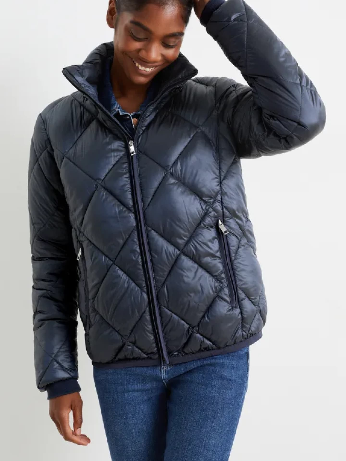 Blaue Steppjacke von C&A