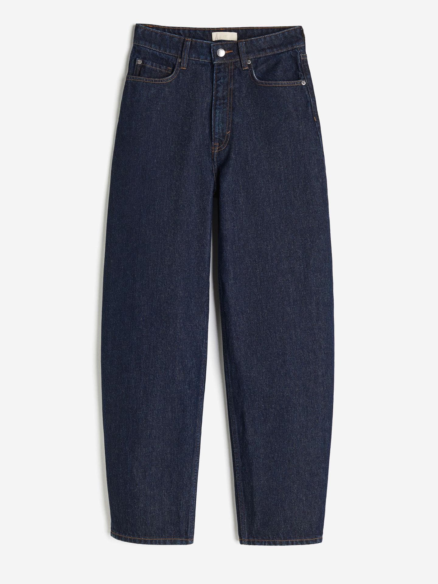 H&M dunkelblaue Jeans im Ballon Fit