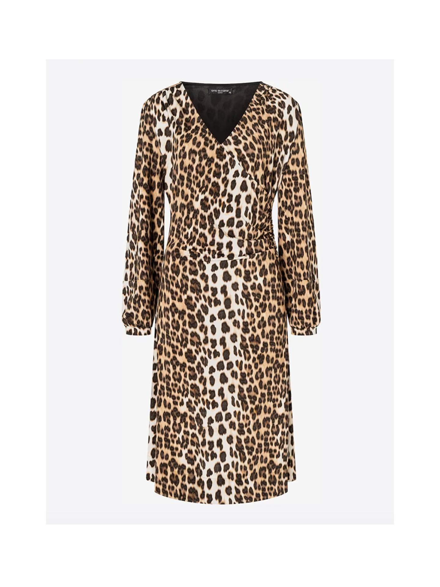 Midikleid mit Leo-Print von Ana Alcazar