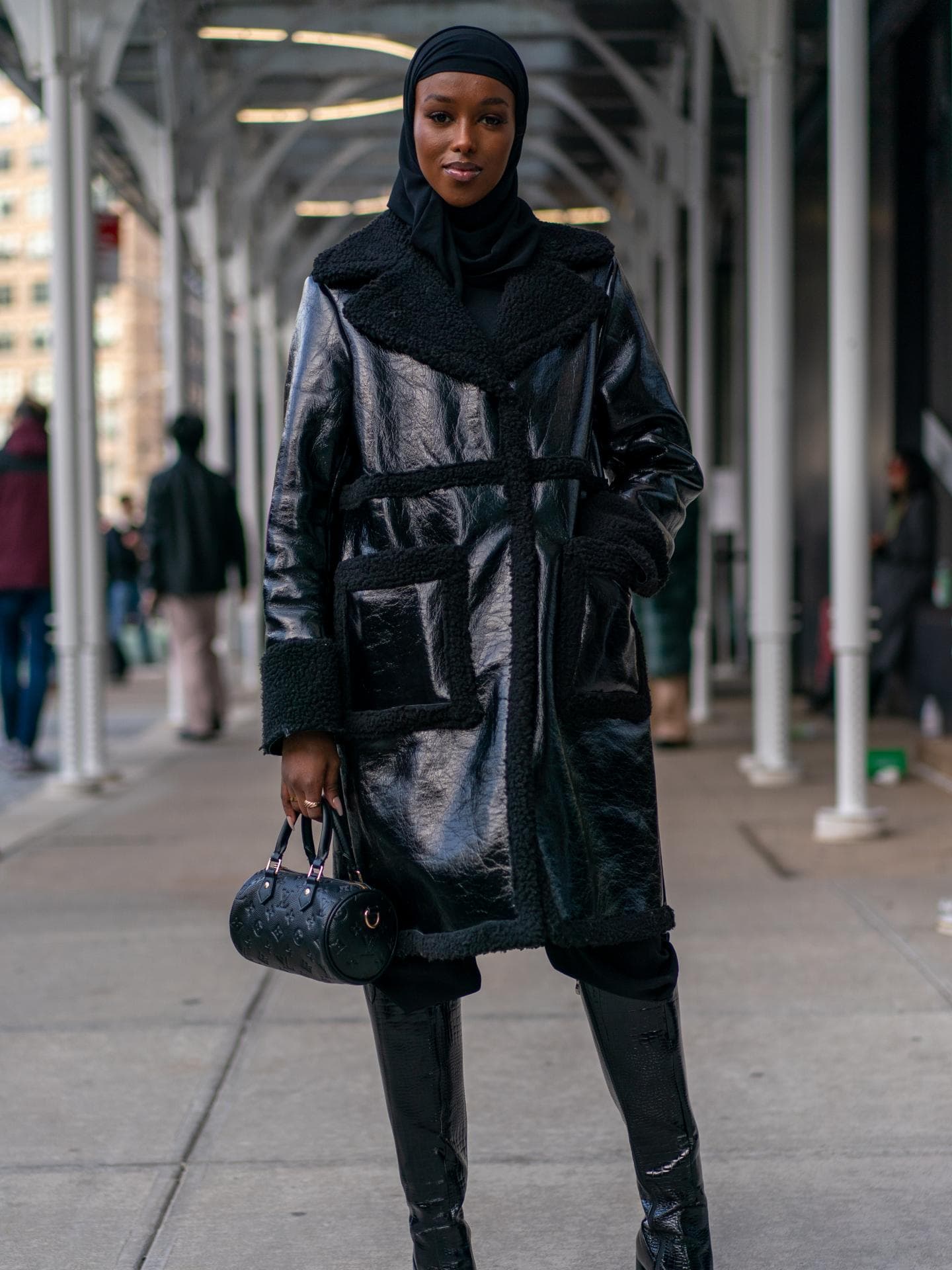 Asthma Warsame auf der New York Fashion Week