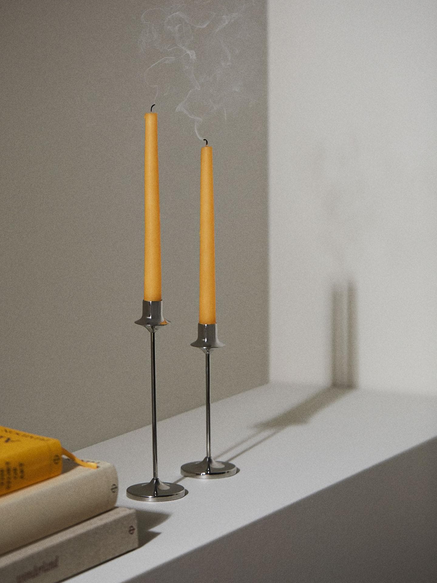 Kerzenständer aus Chrom