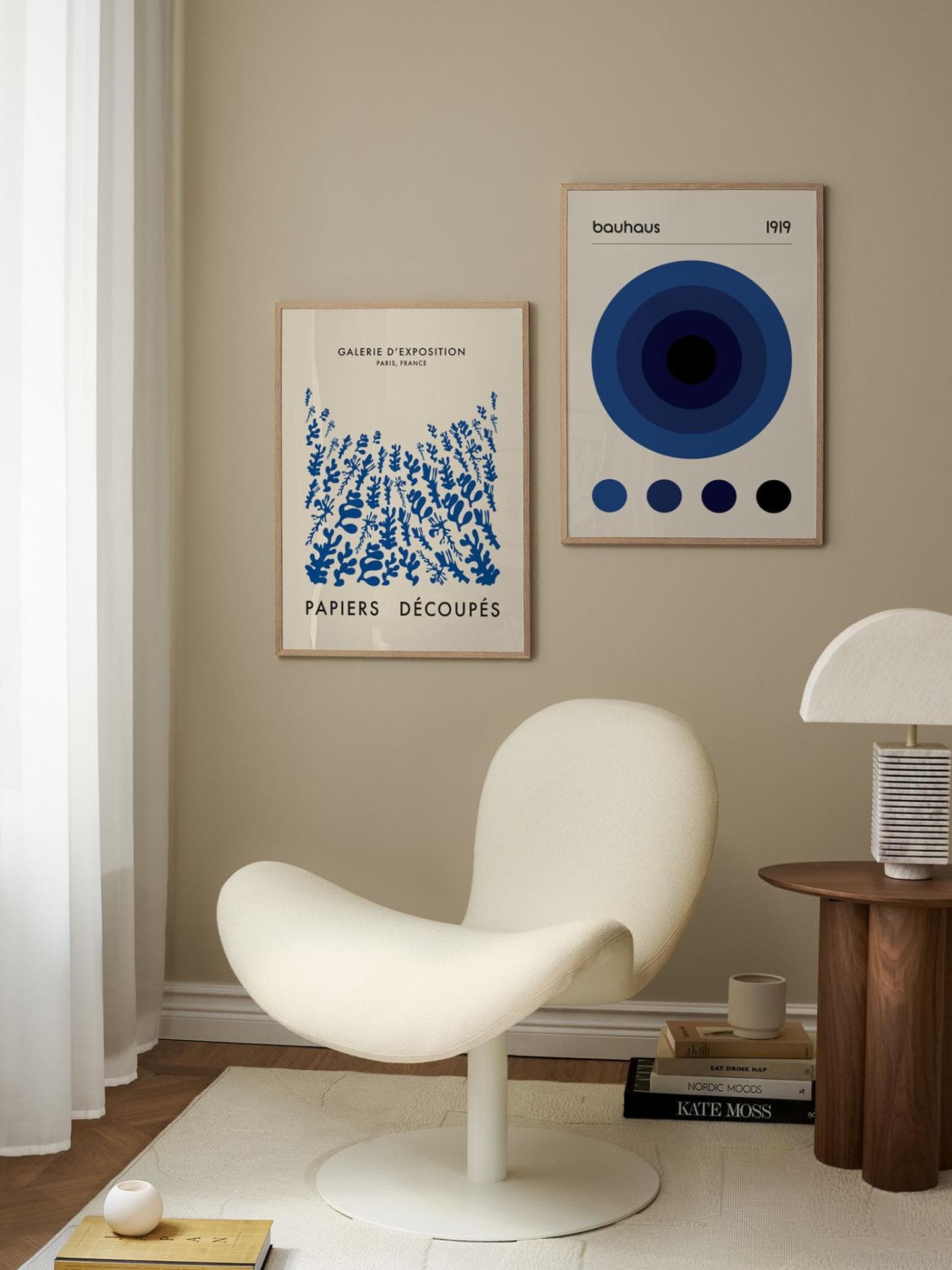 Blaue Poster von H&M Home