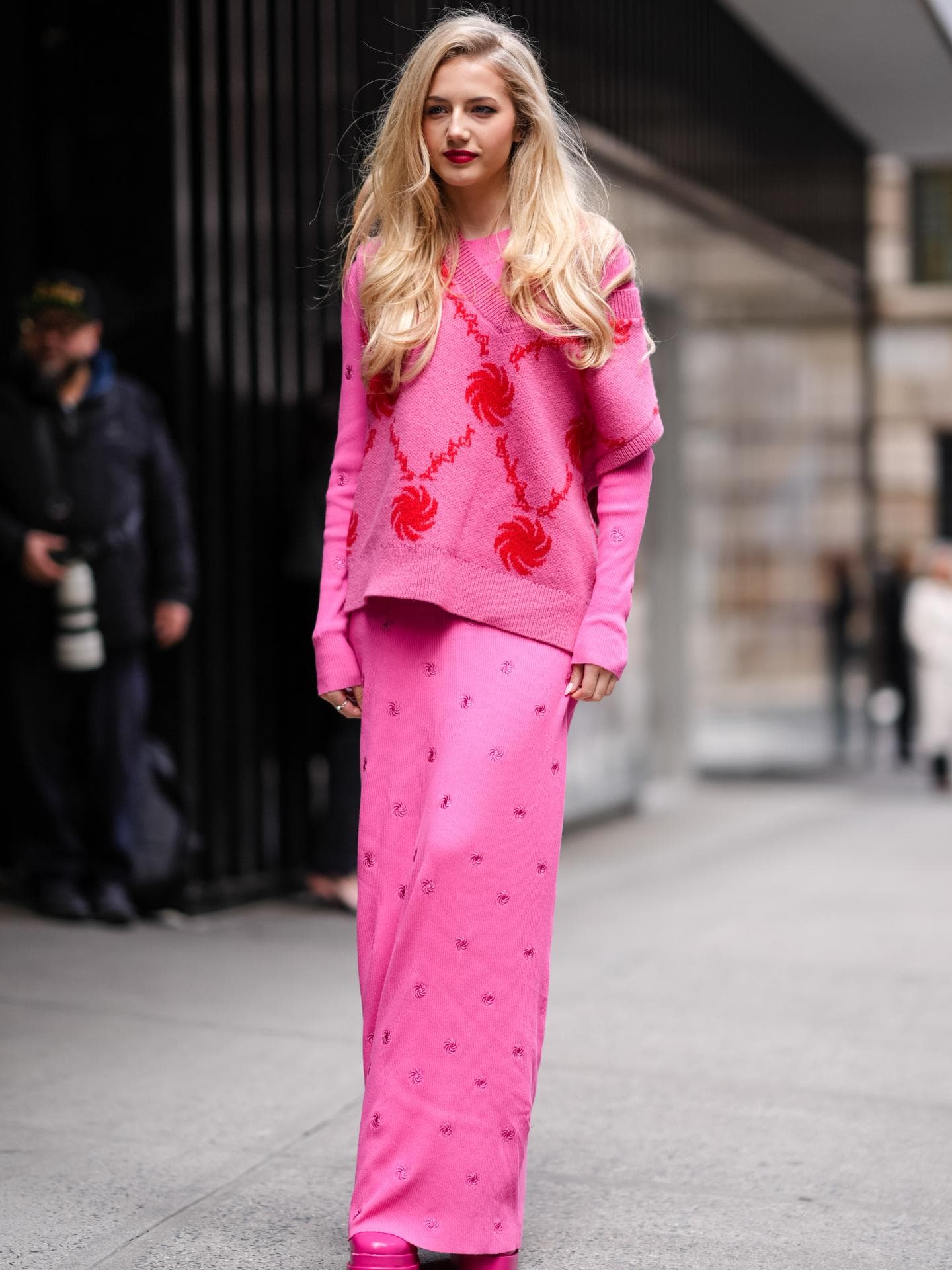 Gast auf auf der New York Fashion Week