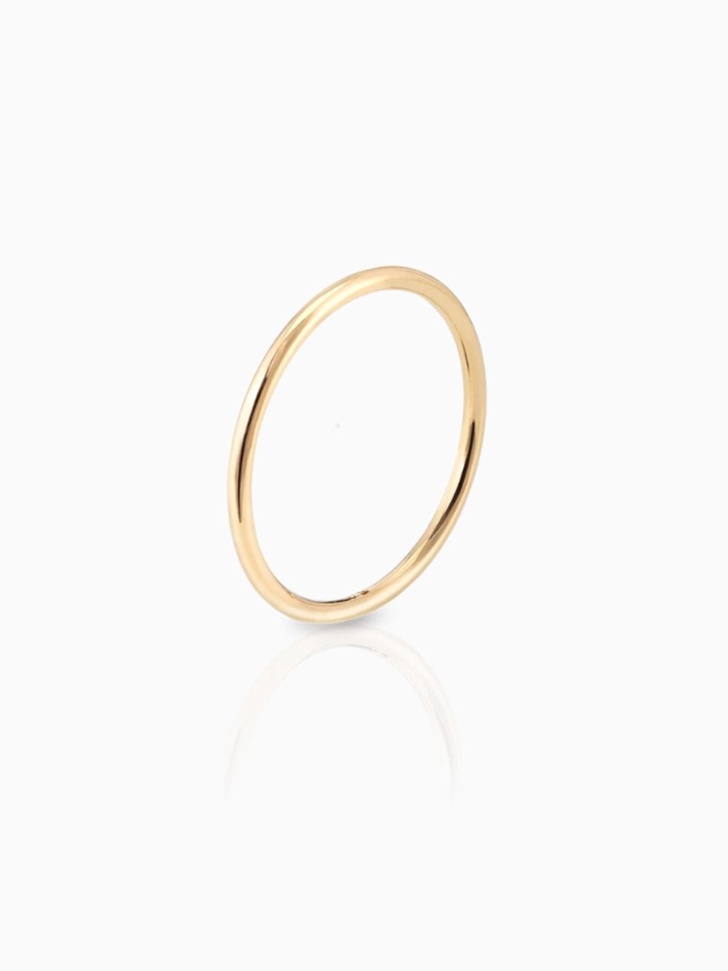 Handgefertigter Ring aus Fairtrade-Gold von Quite Quiet