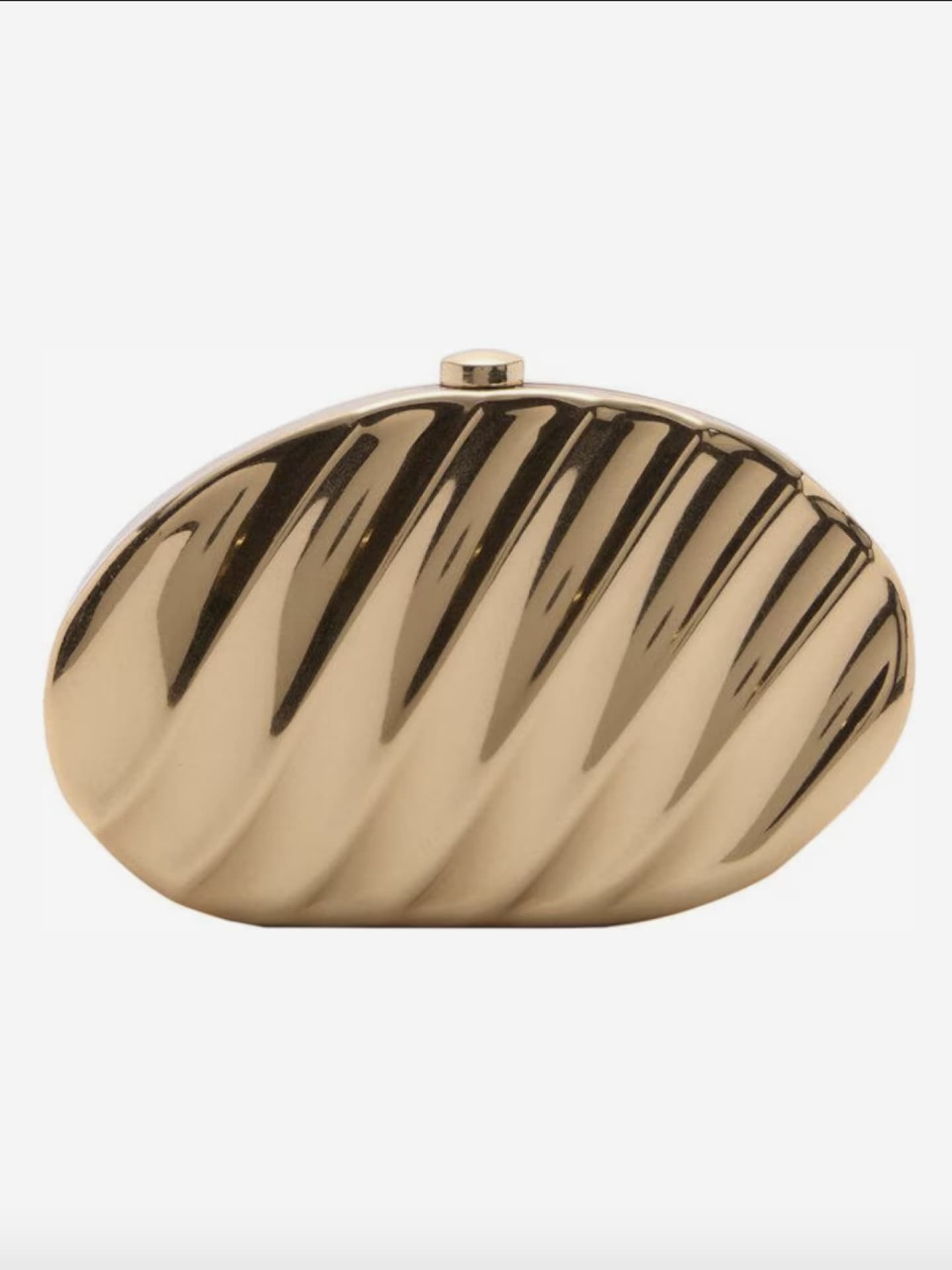 Goldene Clutch von Mango