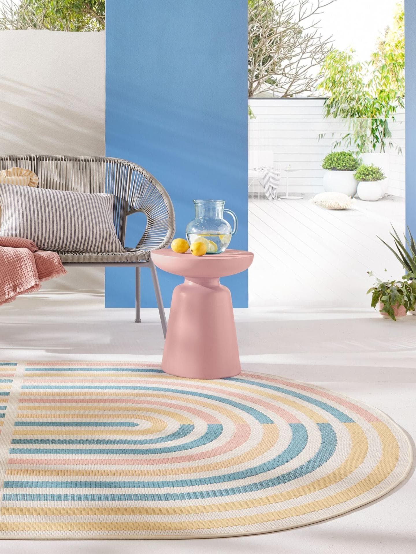 H&M Home Outdoor Teppich