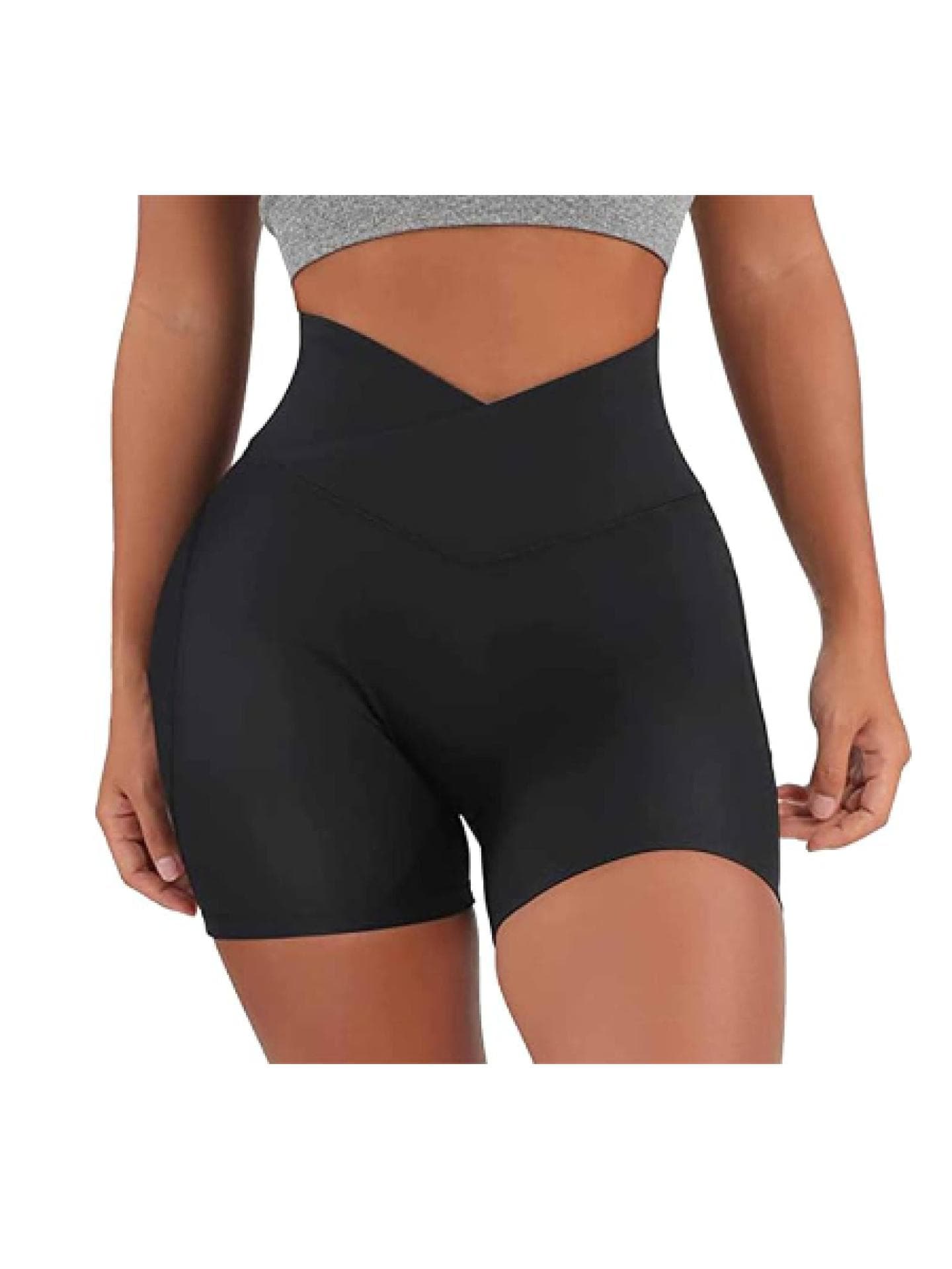 Schwarze Radlerhose Curvy