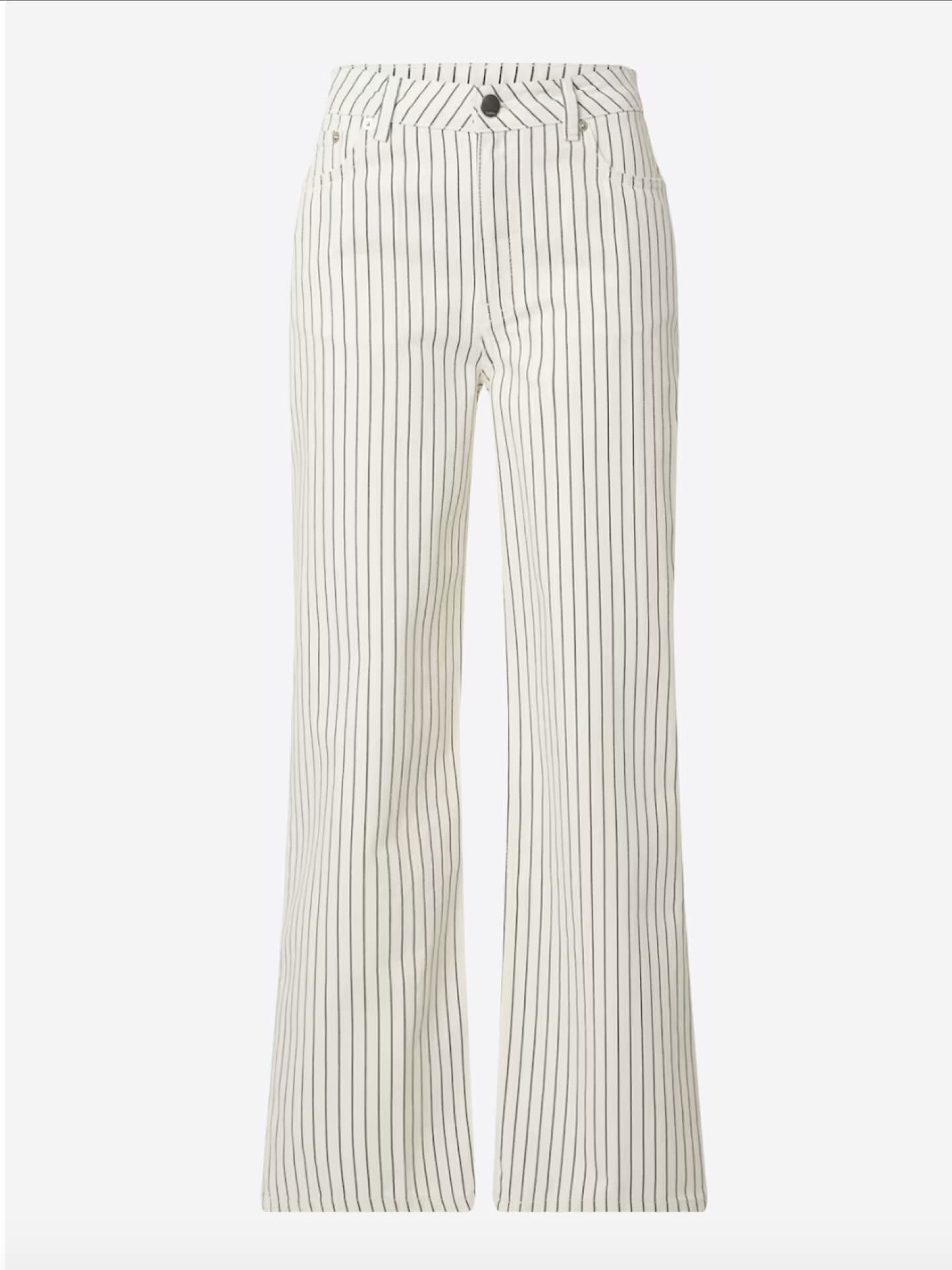 Gestreifte Jeans in Creme von LeGer