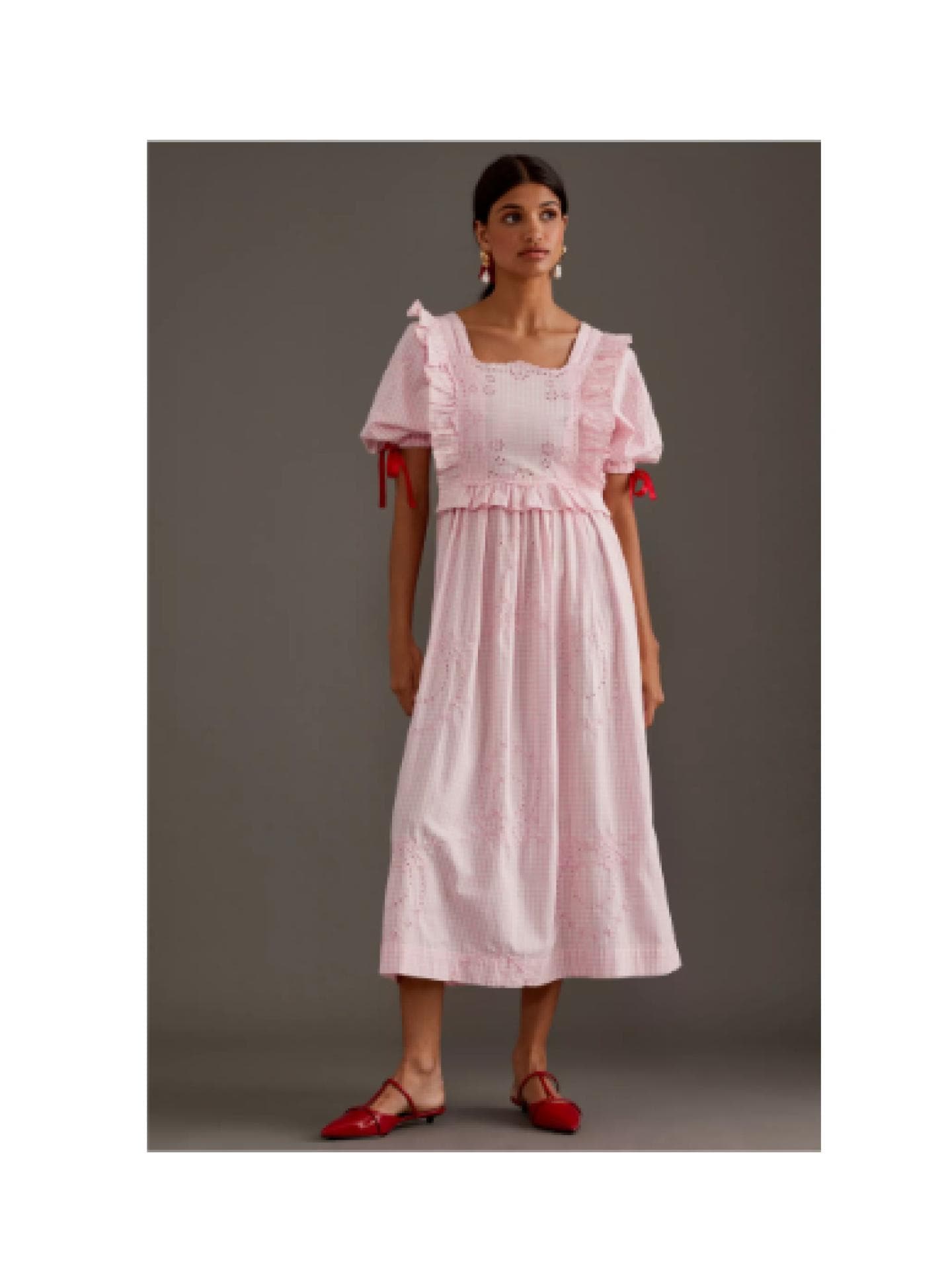 Rosa Kleid Anthropologie
