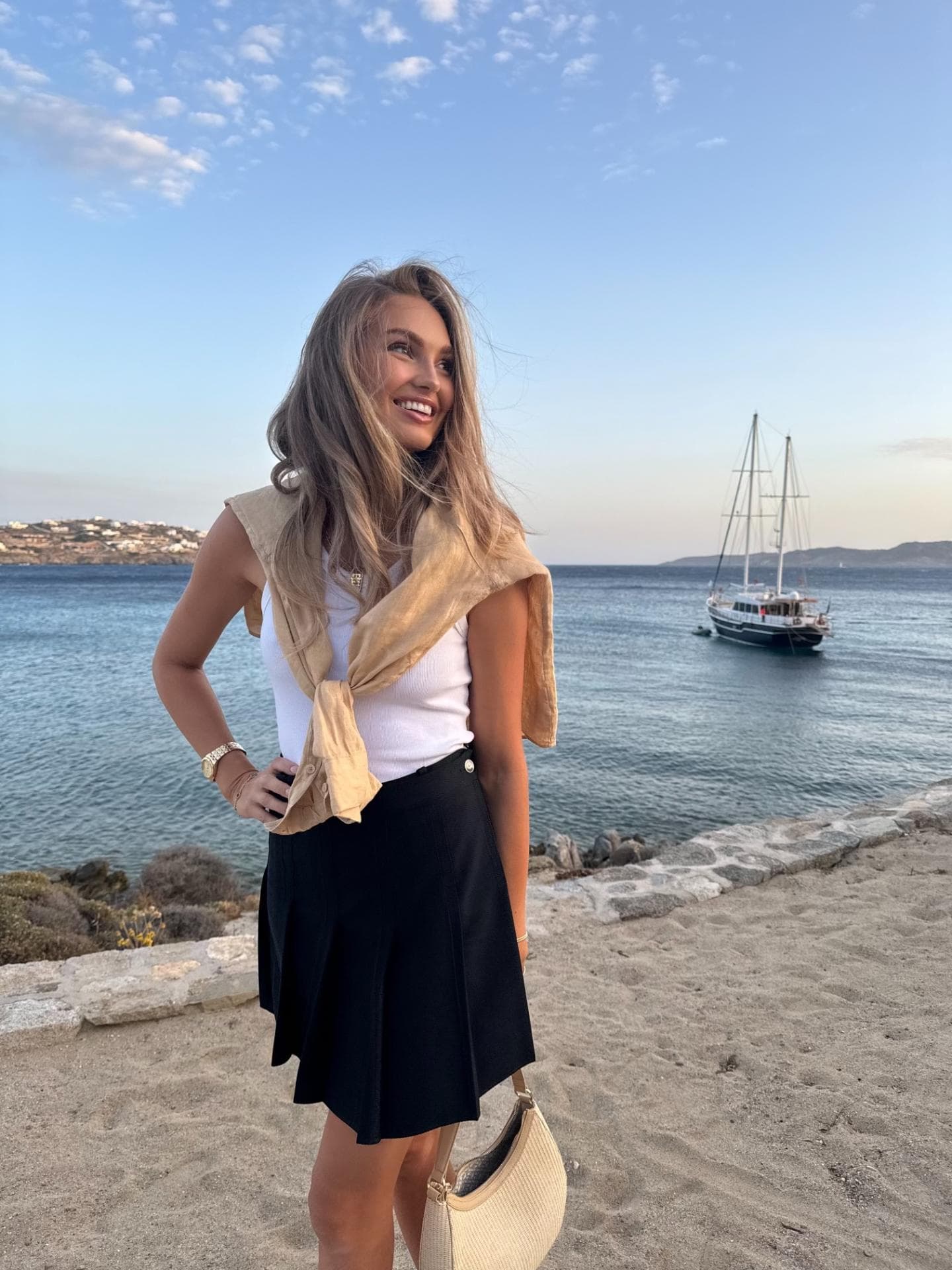 Romee Strijd Interview Romee Strijd auf Mykonos