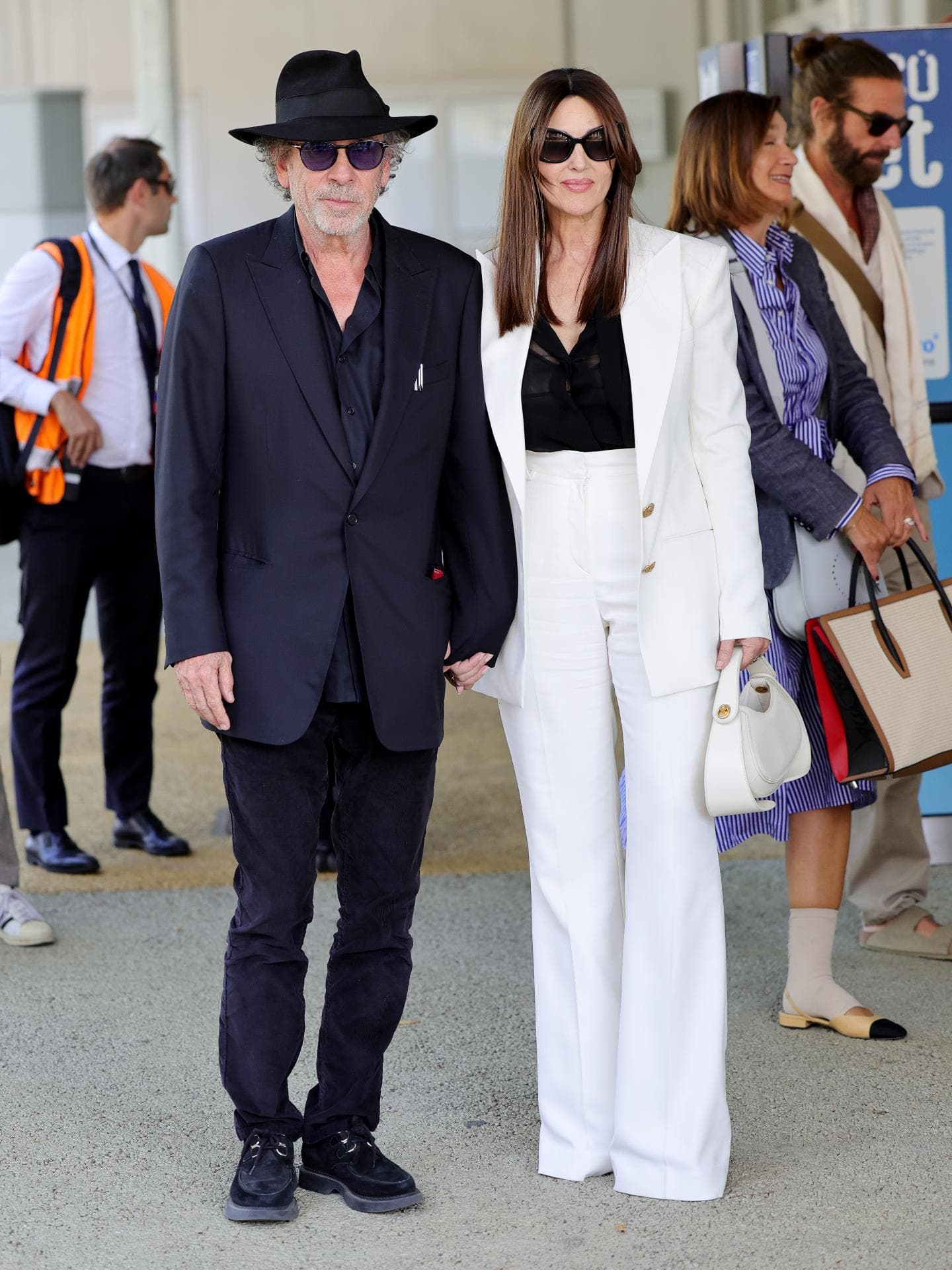 Tim Burton und Schauspielerin Monica Bellucci 