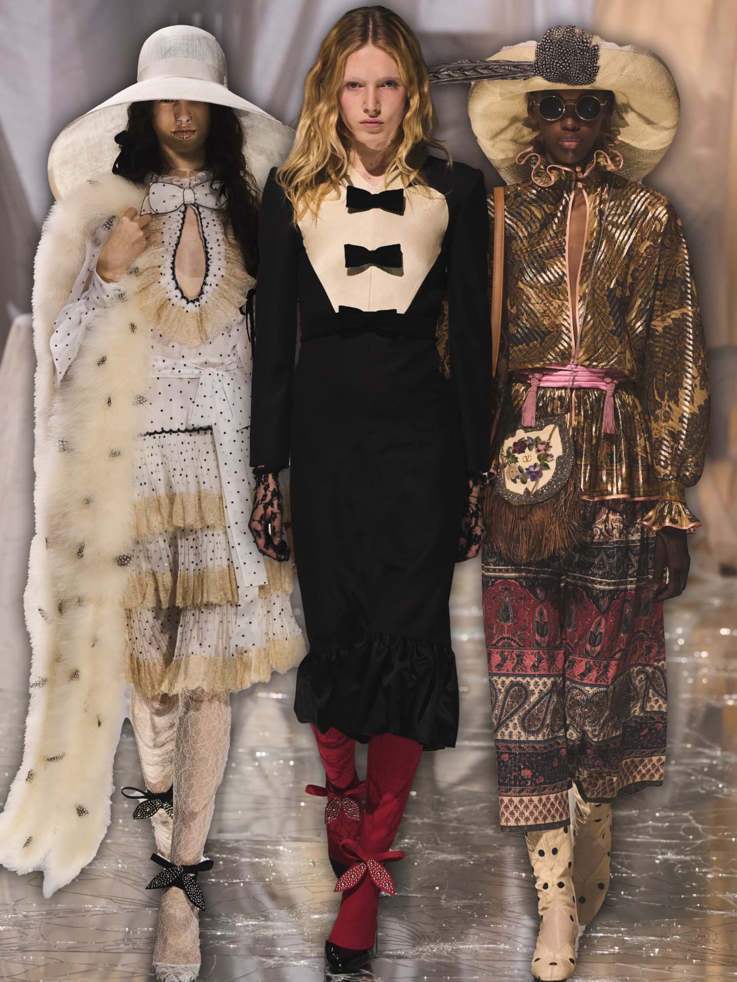 Paris Fashion Week: Paris Fashion Week: So sieht Alessandro Micheles Vision für Valentino aus Valentino in Paris