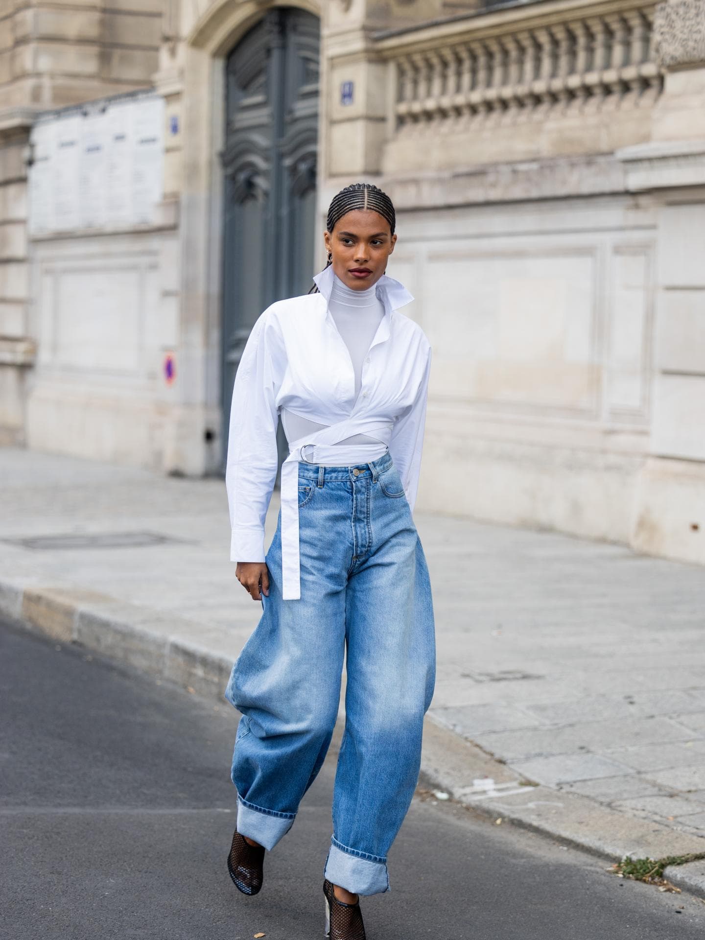 Cuffed Jeans