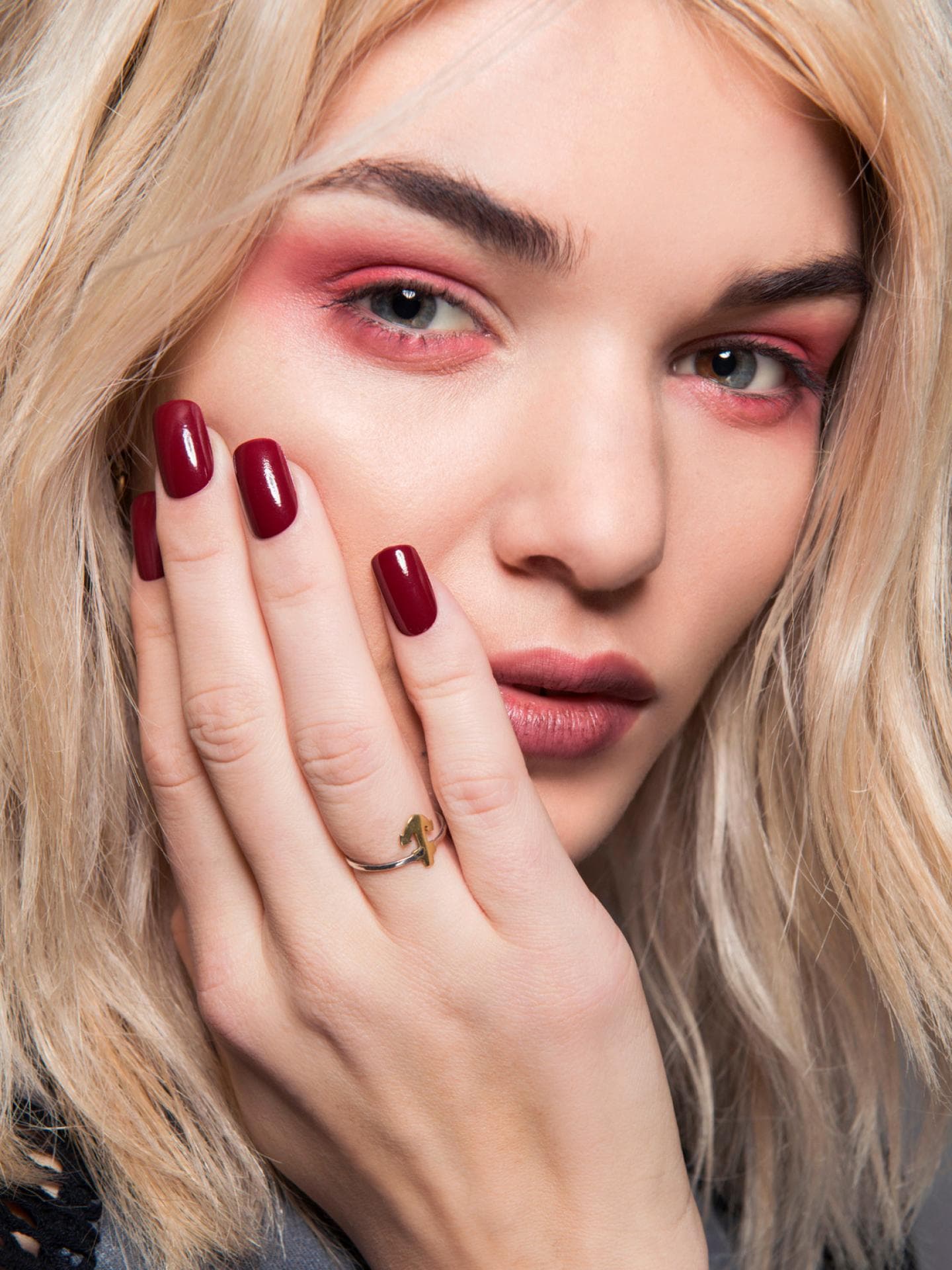 Burgundy Nails