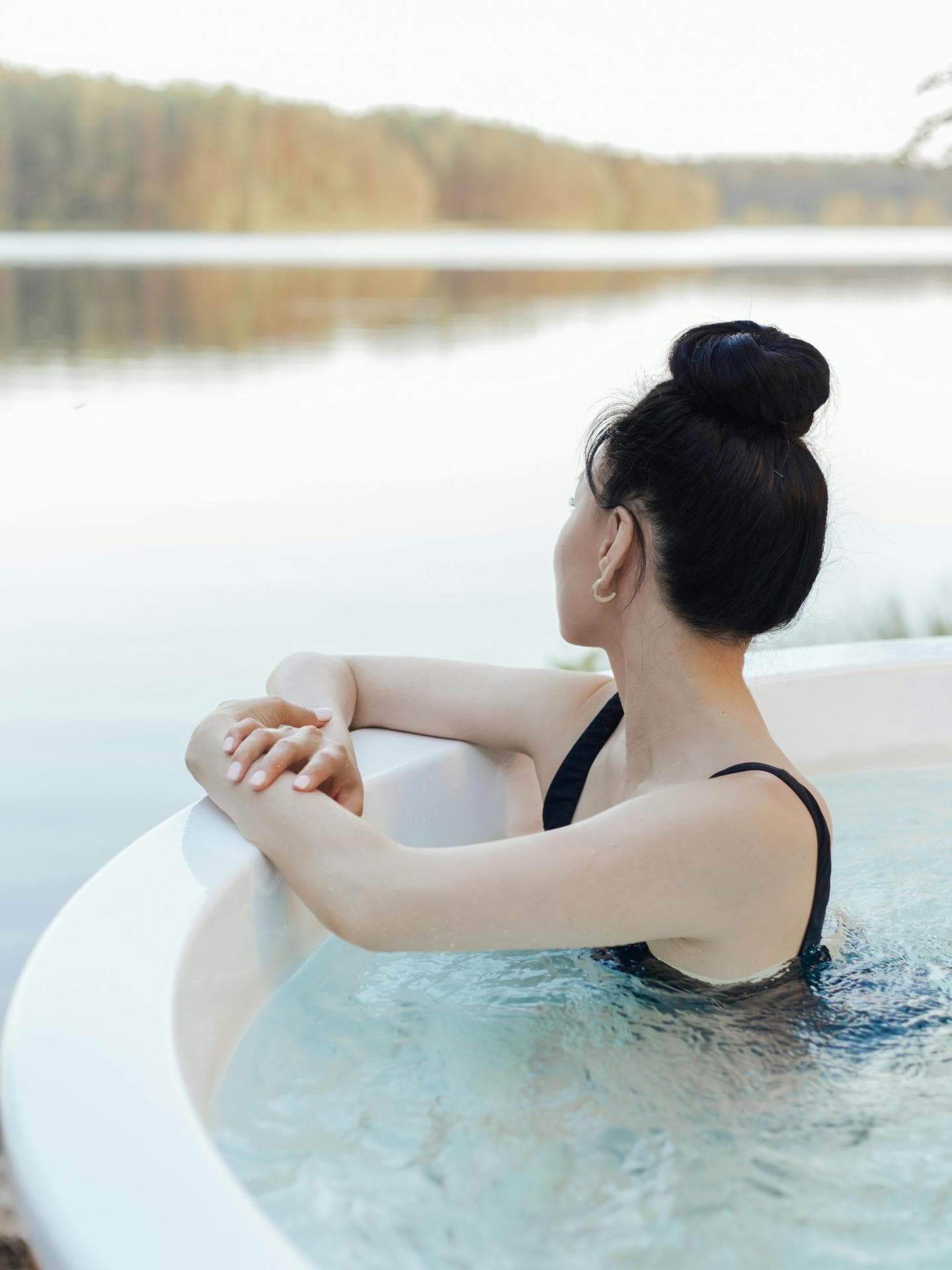 Frau beim Wellness
