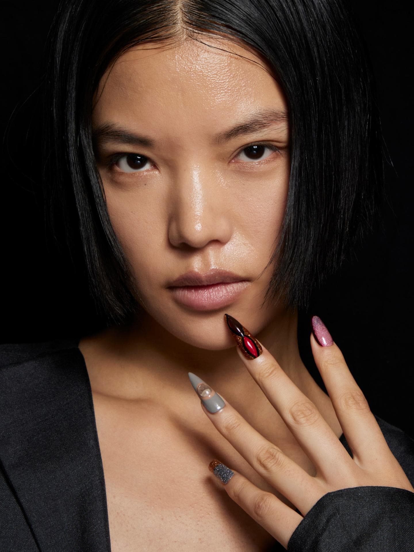 Nagel-Trends Frühjahr/ Sommer 2025 Mix & Match Nails