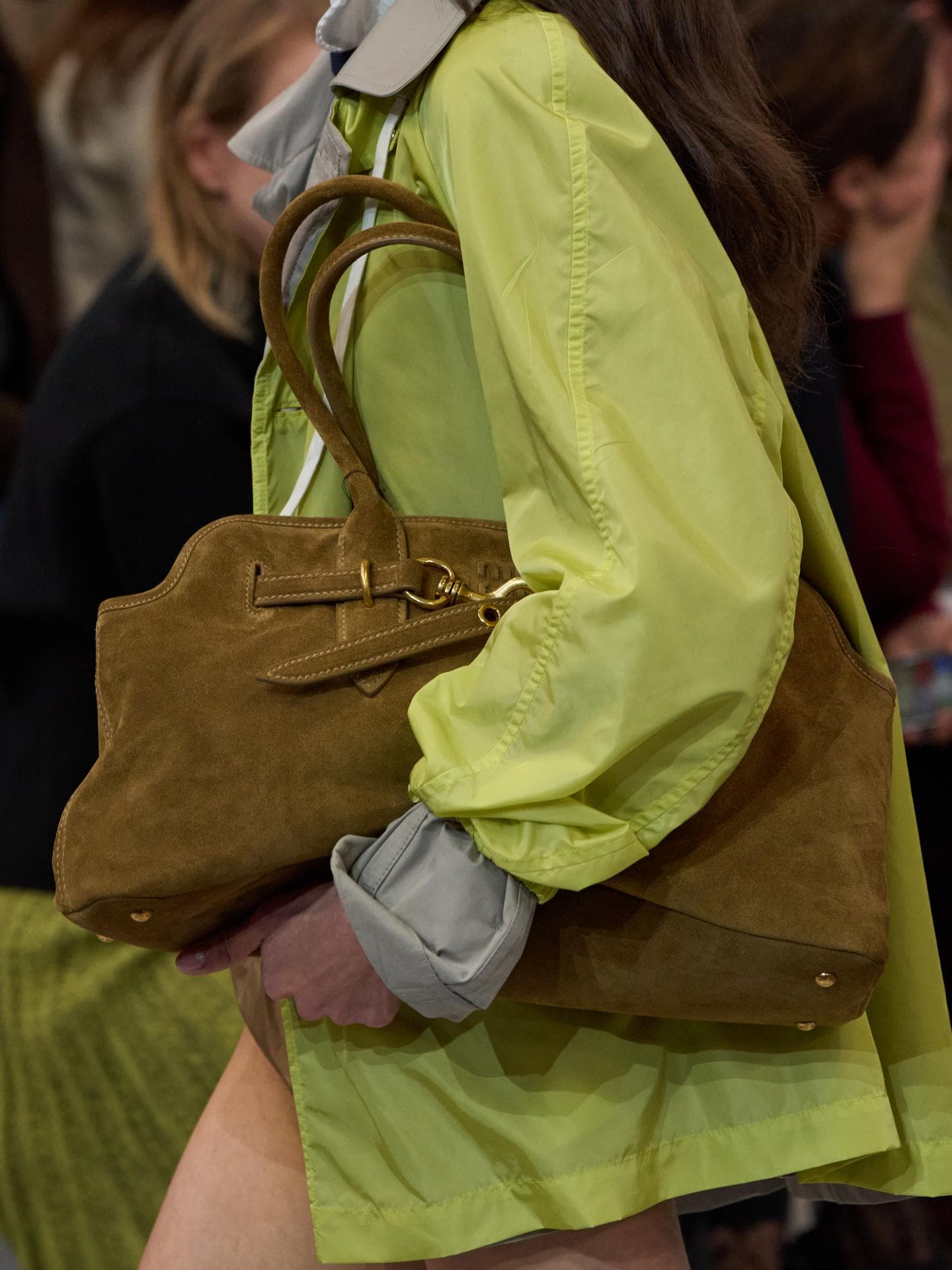 Wildledertasche