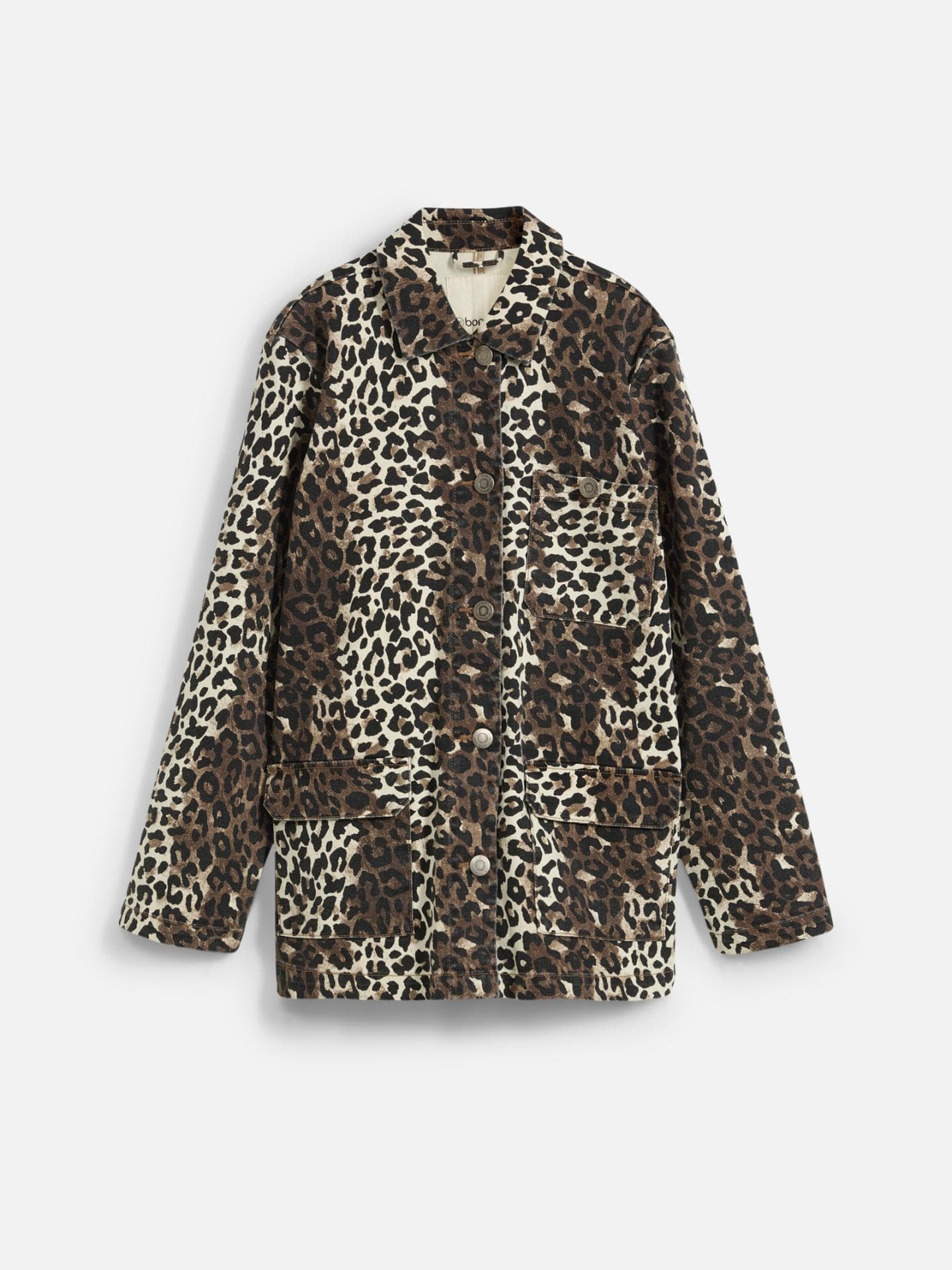 Der Leo-Print steckt diese Saison besonders großzügig sein Revier ab. So gibt das wilde Muster dem Utility-Jacket im Oversized-Look von bonprix ein trendiges Finish