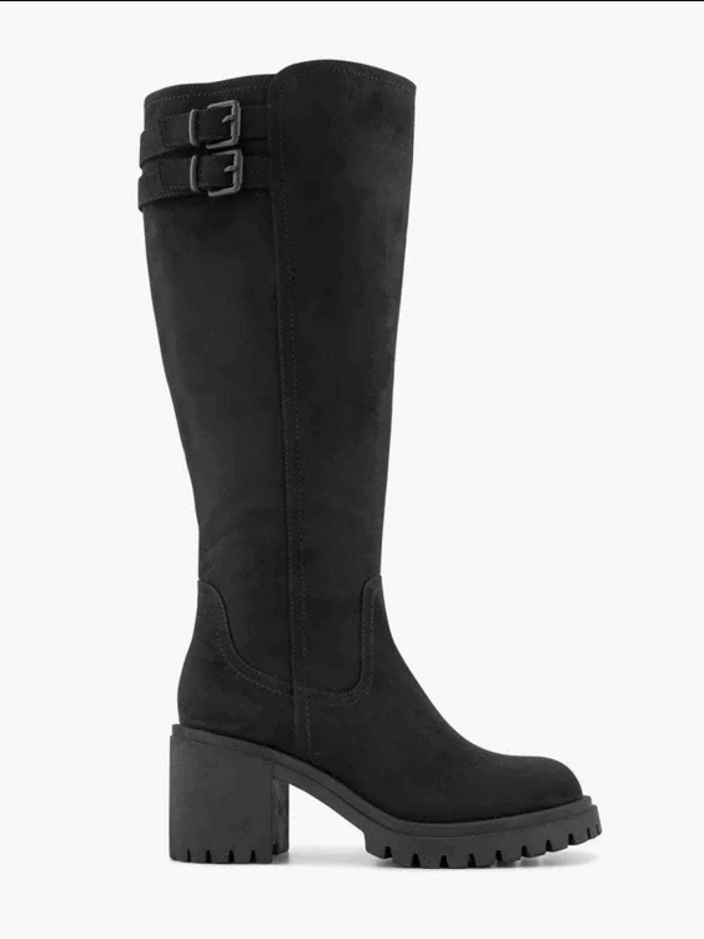 Stiefel in Wildlederoptik