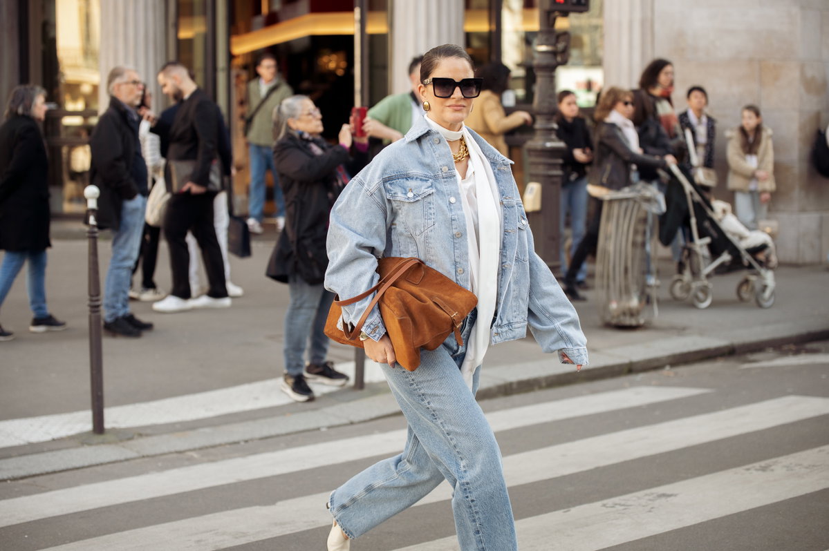 oversized jeans jacke winter
