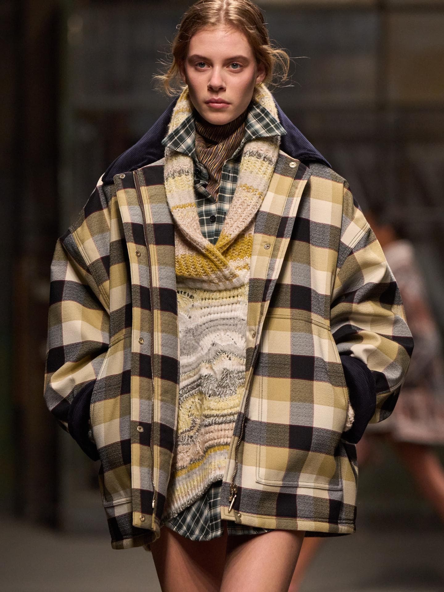 Karo-Muster bei Missoni für die Mailand Fashion Week