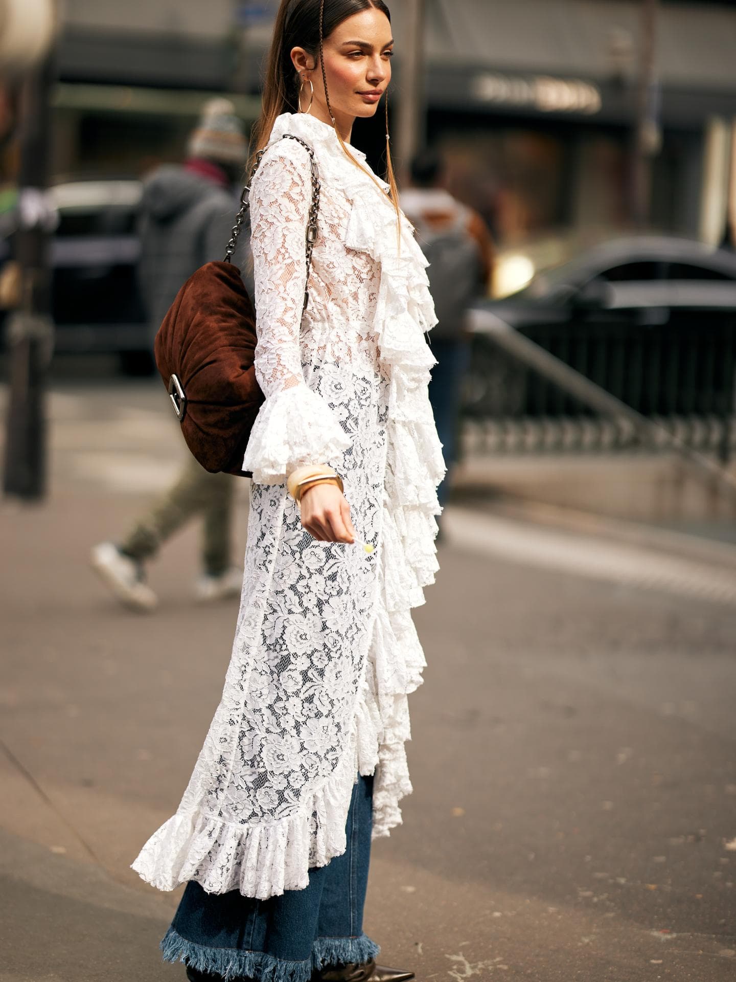 Lange Boho Bluse