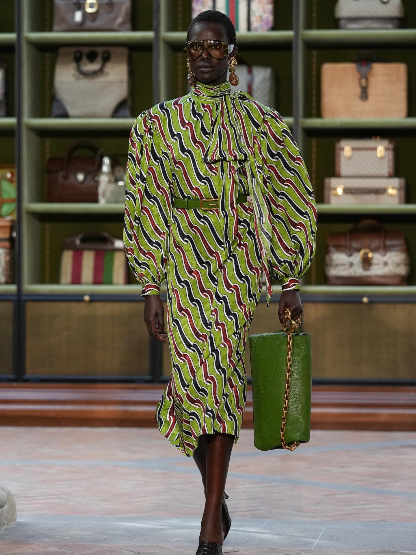 Gucci Cruise Show Satin