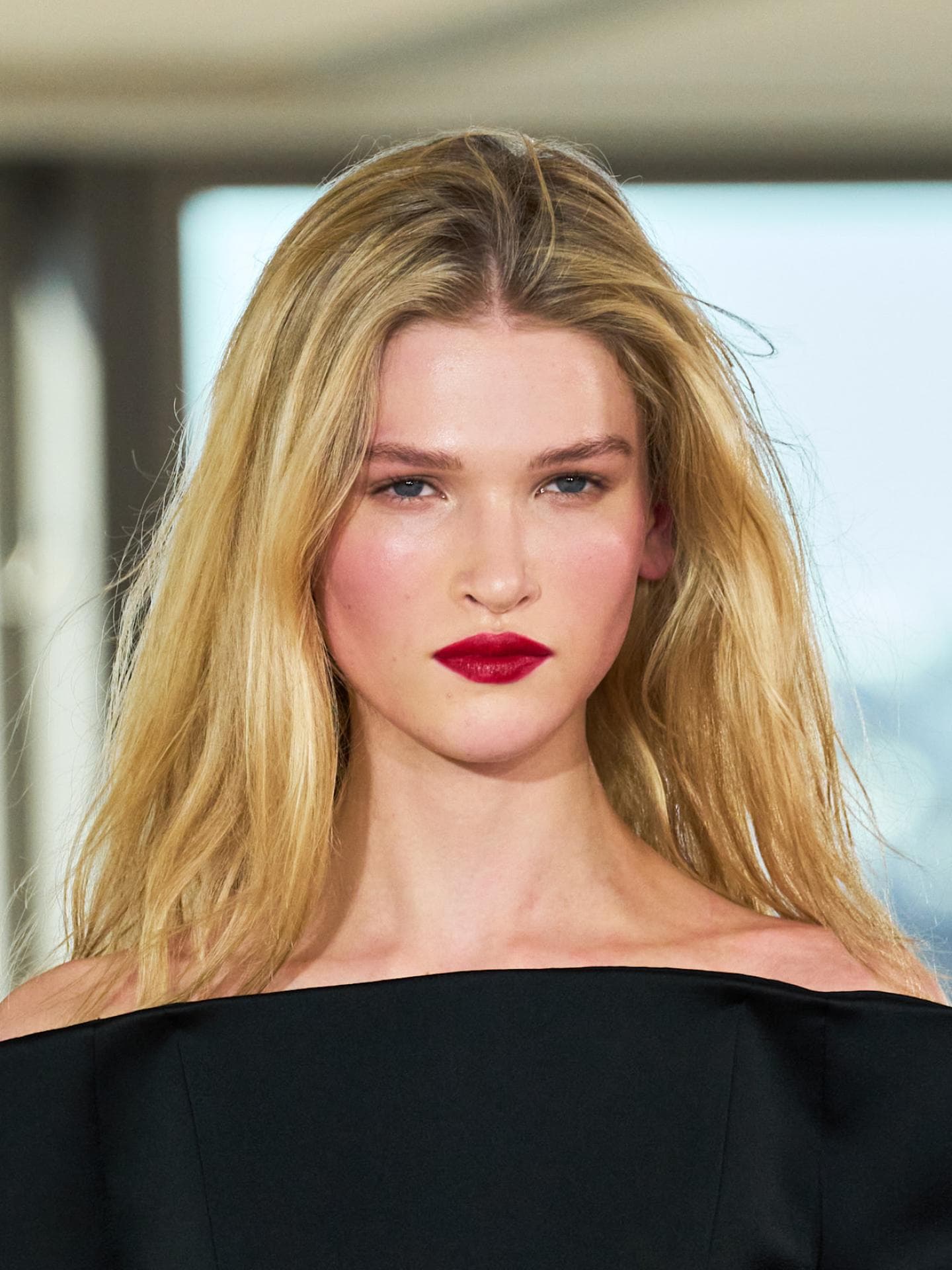 Make-up-Trends im Herbst/Winter 2025/2026 Model bei Stella McCartney
