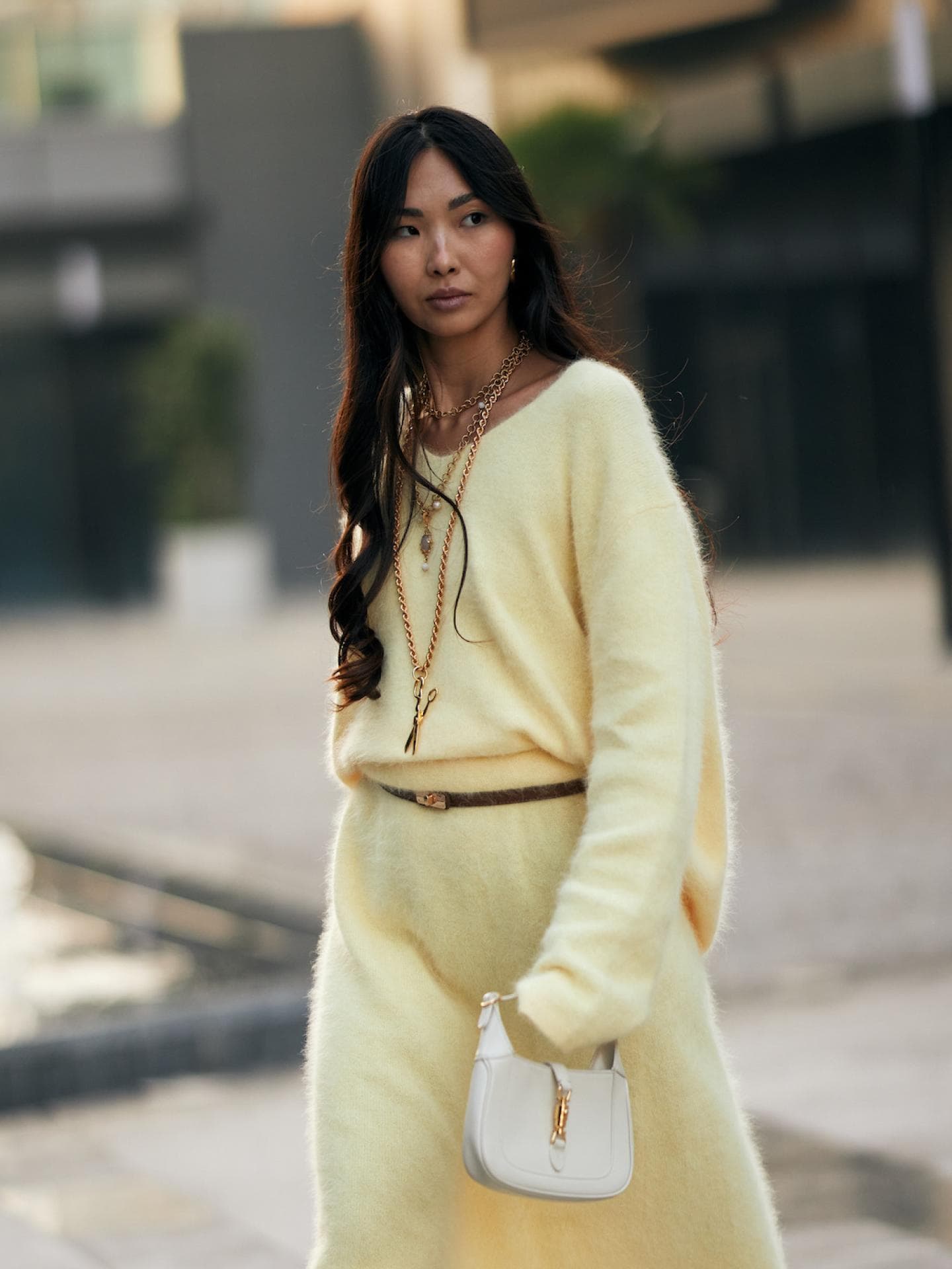 Strickkleid in Butter Yellow Strickkleid in Butter Yellow