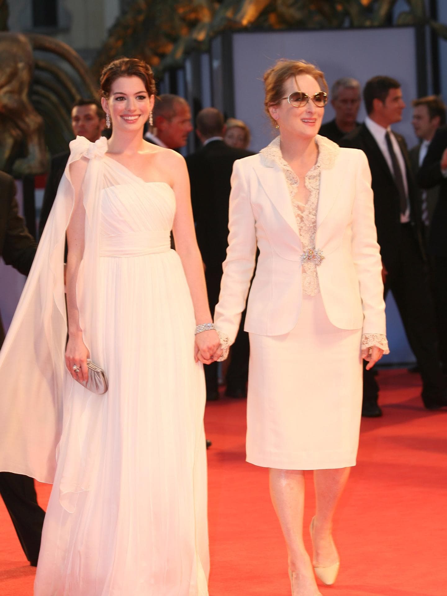 Anne Hathaway und Meryl Streep