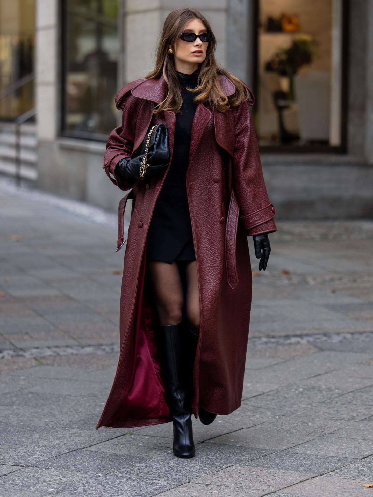 Ledermantel kombinieren